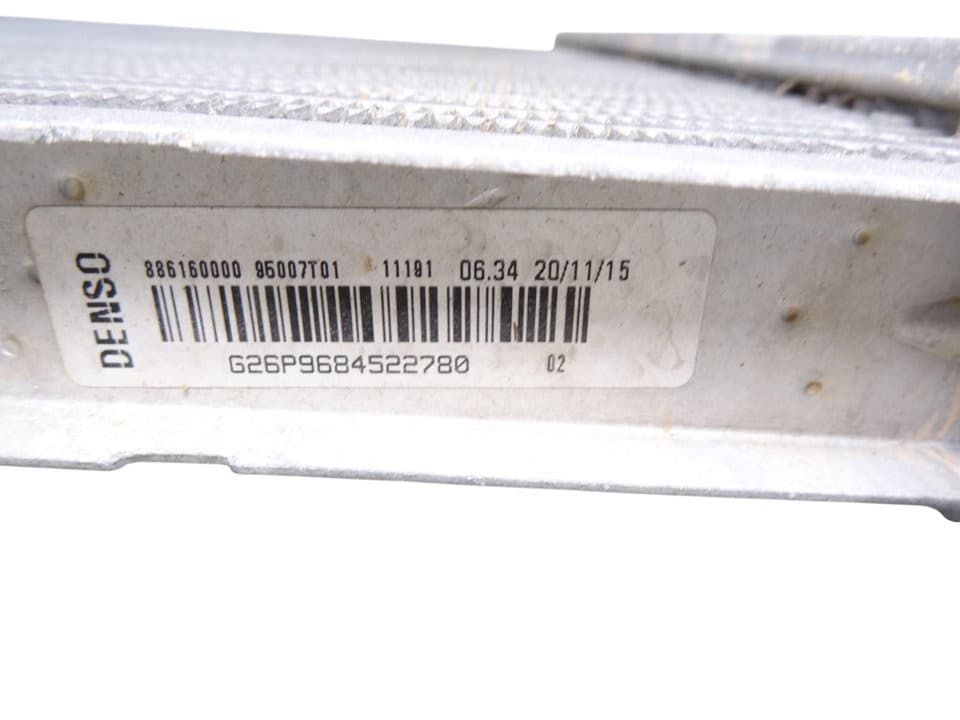 Radiador agua, Citroen C3 Live Edition 2016, 9684522780 usado 2