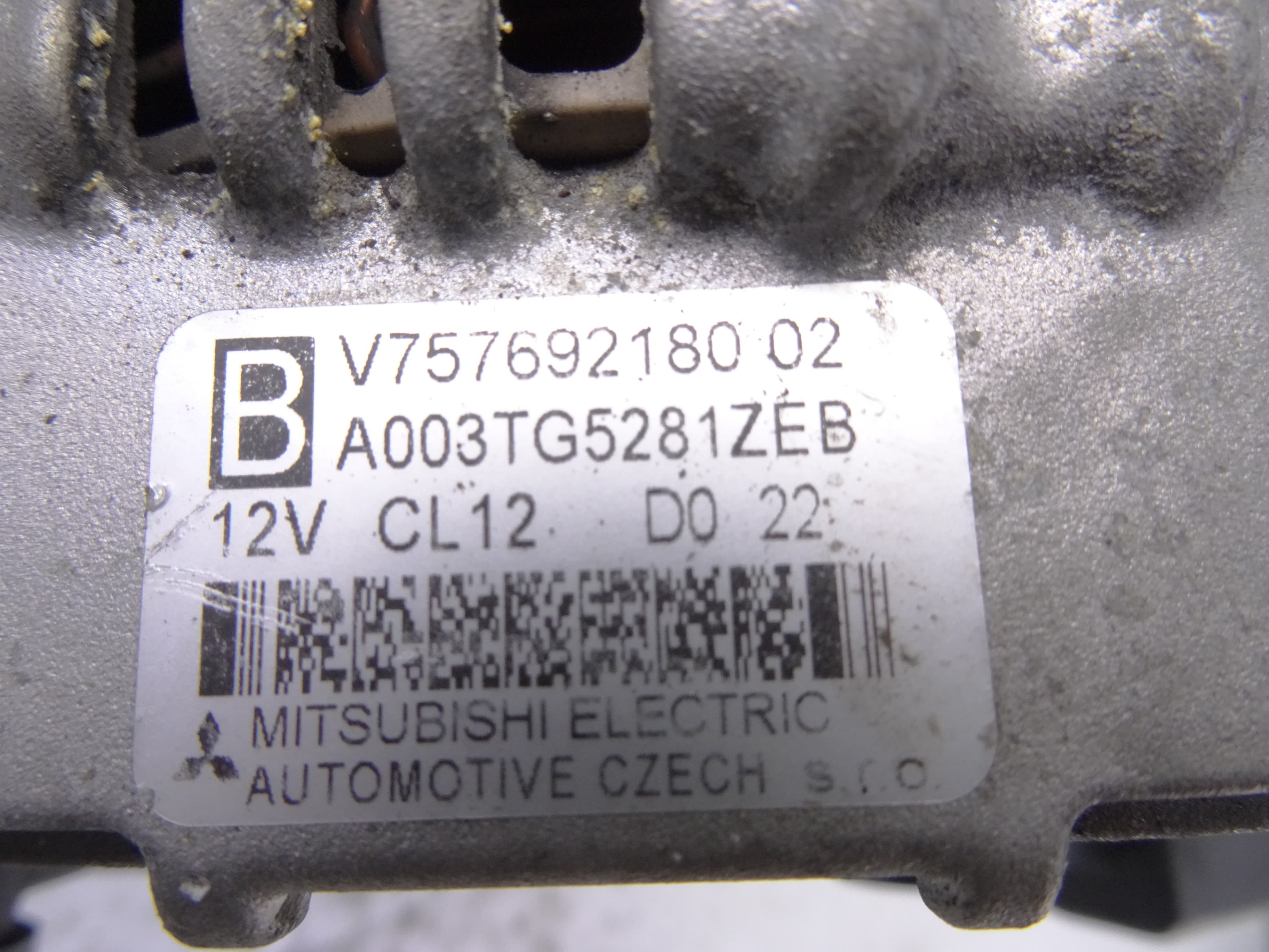 Alternador, Mini Mini (R56) Cooper 2010, A003TG5281 usado 2