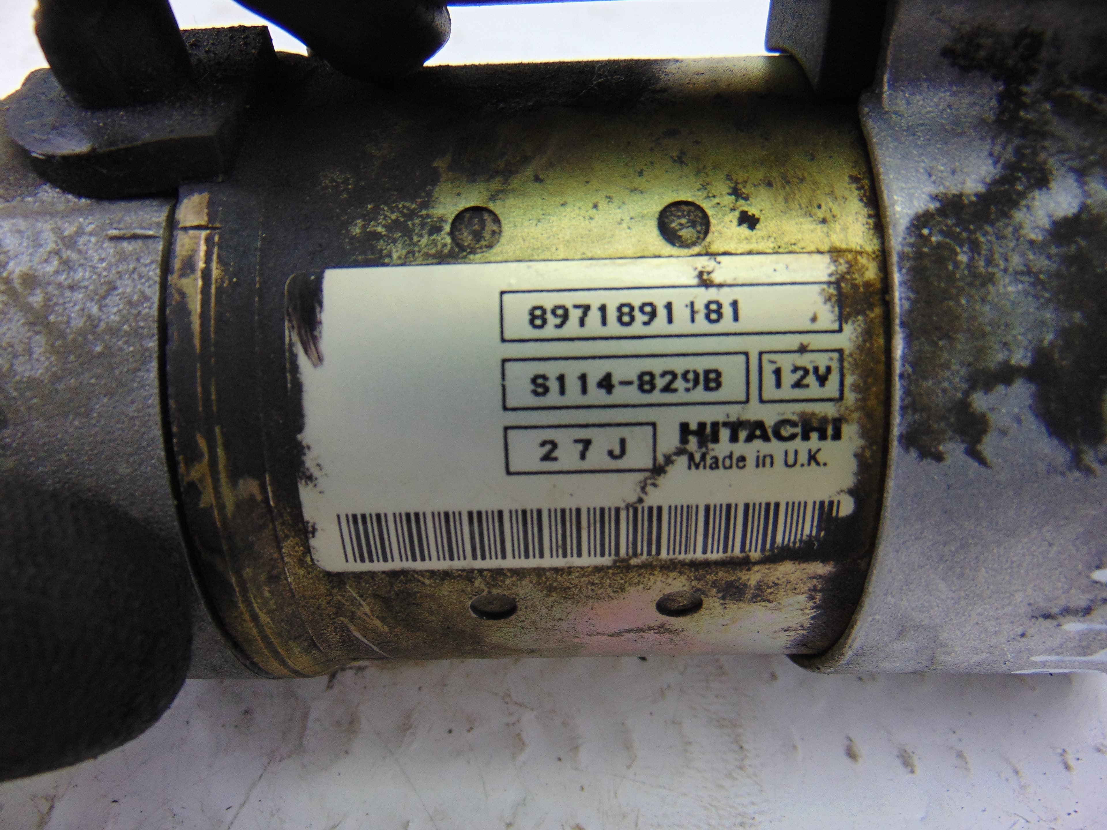 Motor arranque, Opel Astra G Berlina Club 2002, 8971891181 usado 2
