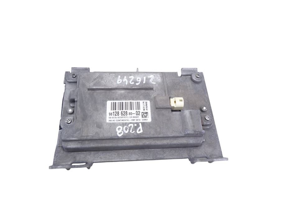 Pantalla multifuncion, Peugeot 208 Style 2016, 9812862880 usado 2