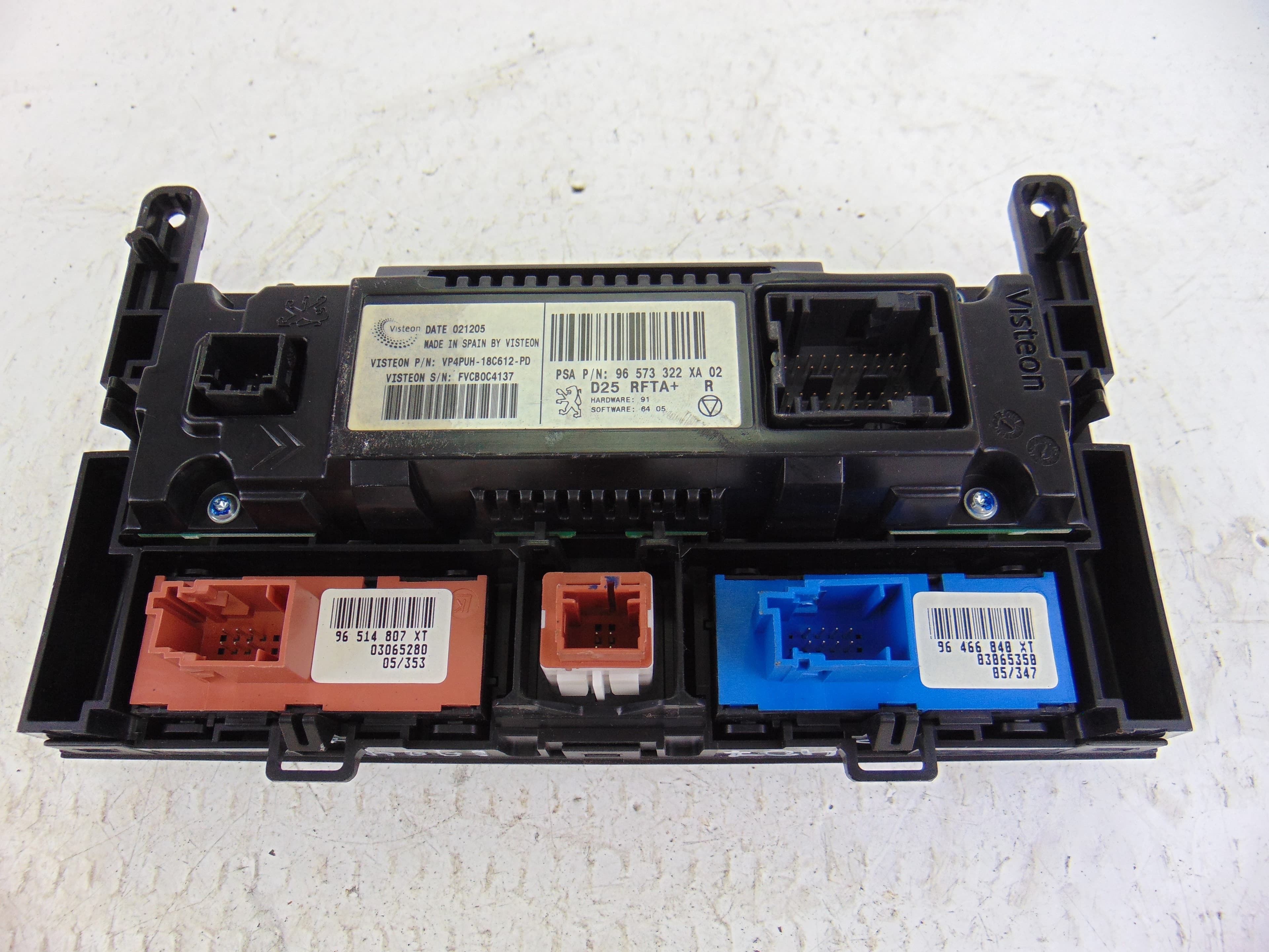 Mando climatizador, Peugeot 407 Coupé Pack 2006, 96573322XA usado 3