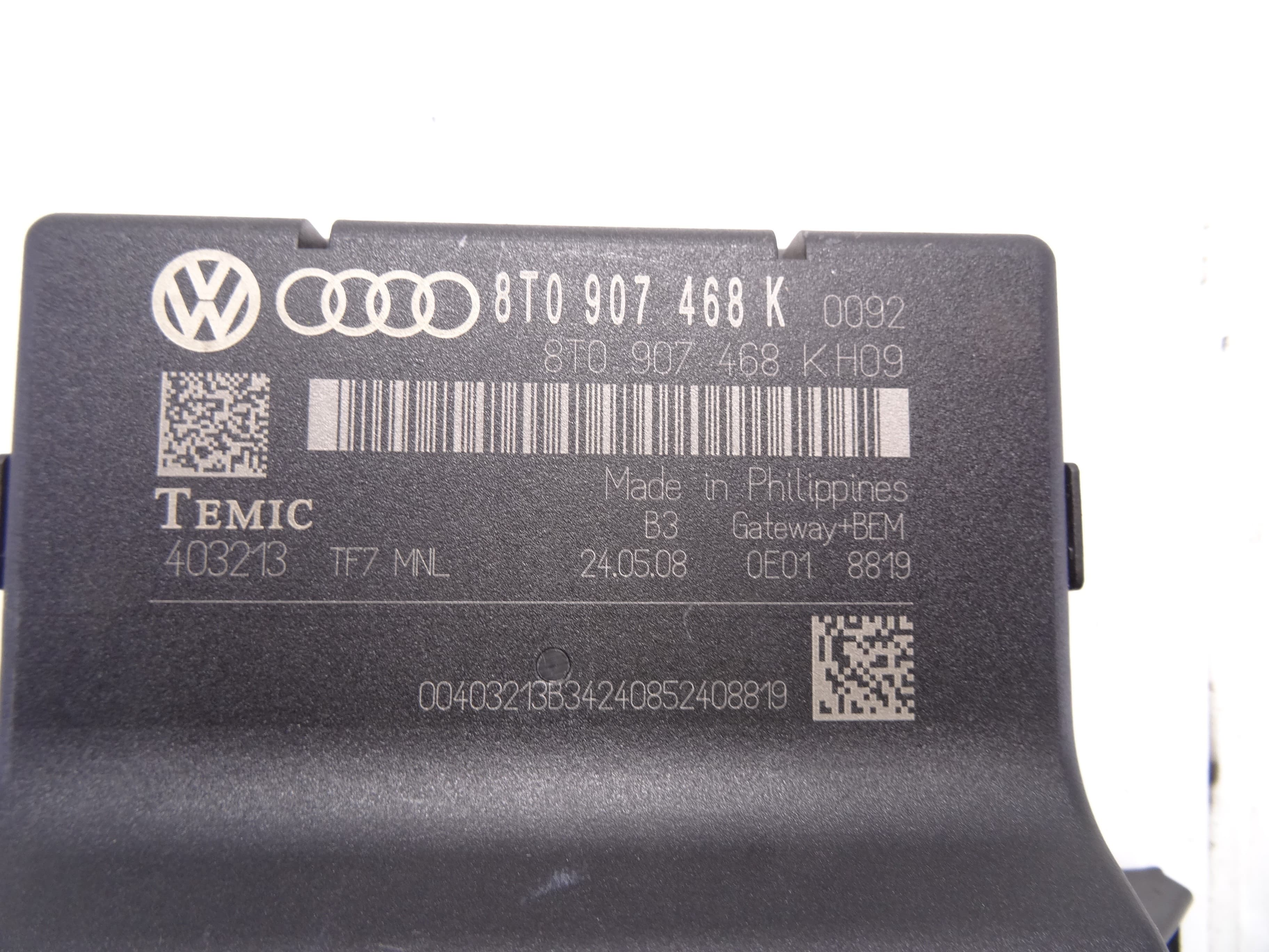 Módulo electrónico, Audi A5 Coupe (8T) 2.7 TDI 2008, 8T0907468K usado 3