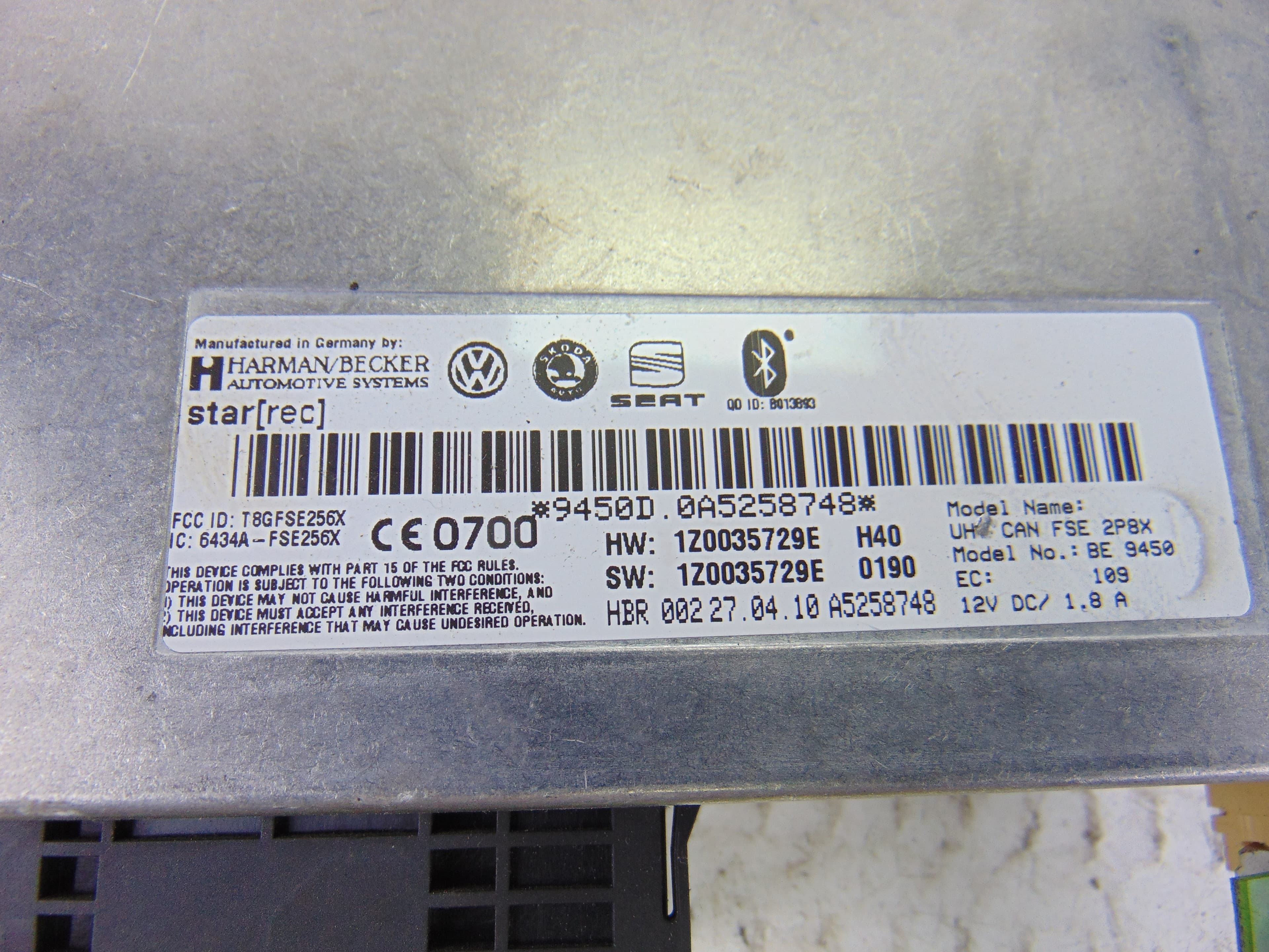 Módulo electrónico, 1Z0035729E usado 3