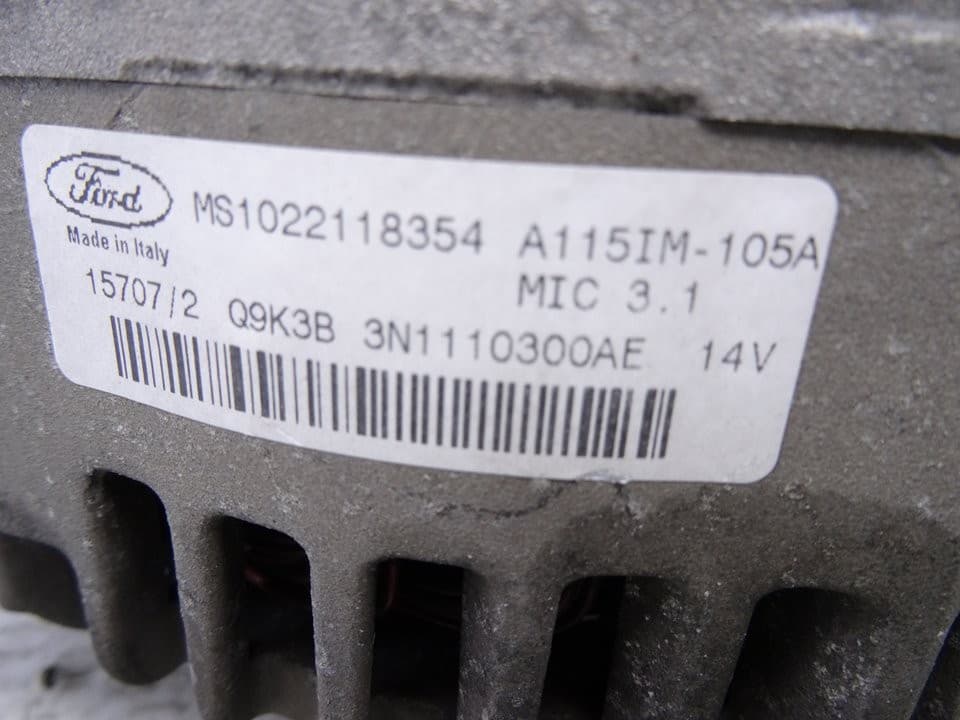 Alternador, Ford Focus Berlina (Cap) Sport 2007, 3N1110300AE usado 3