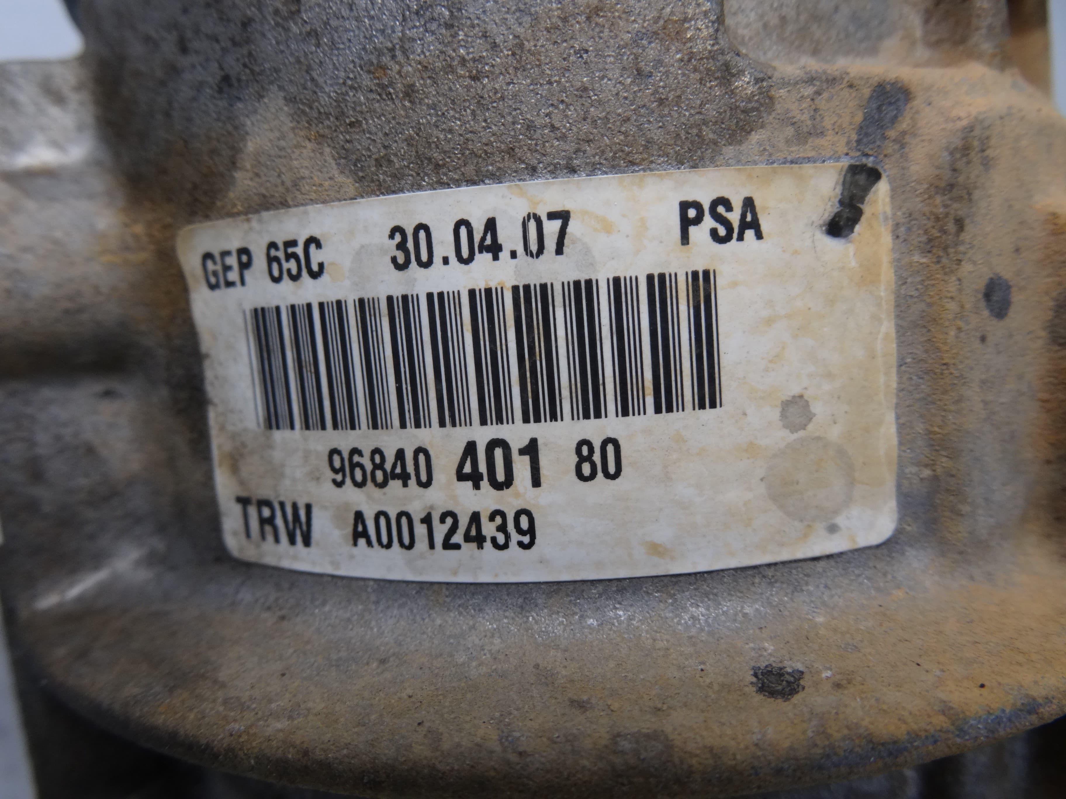 Bomba direccion, Citroen C4 Picasso Sx 2007, 9684040180 usado 3