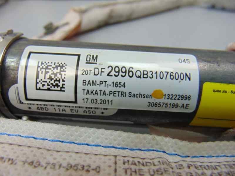 Airbag cortina delantero izquierdo, 13222996 usado 3