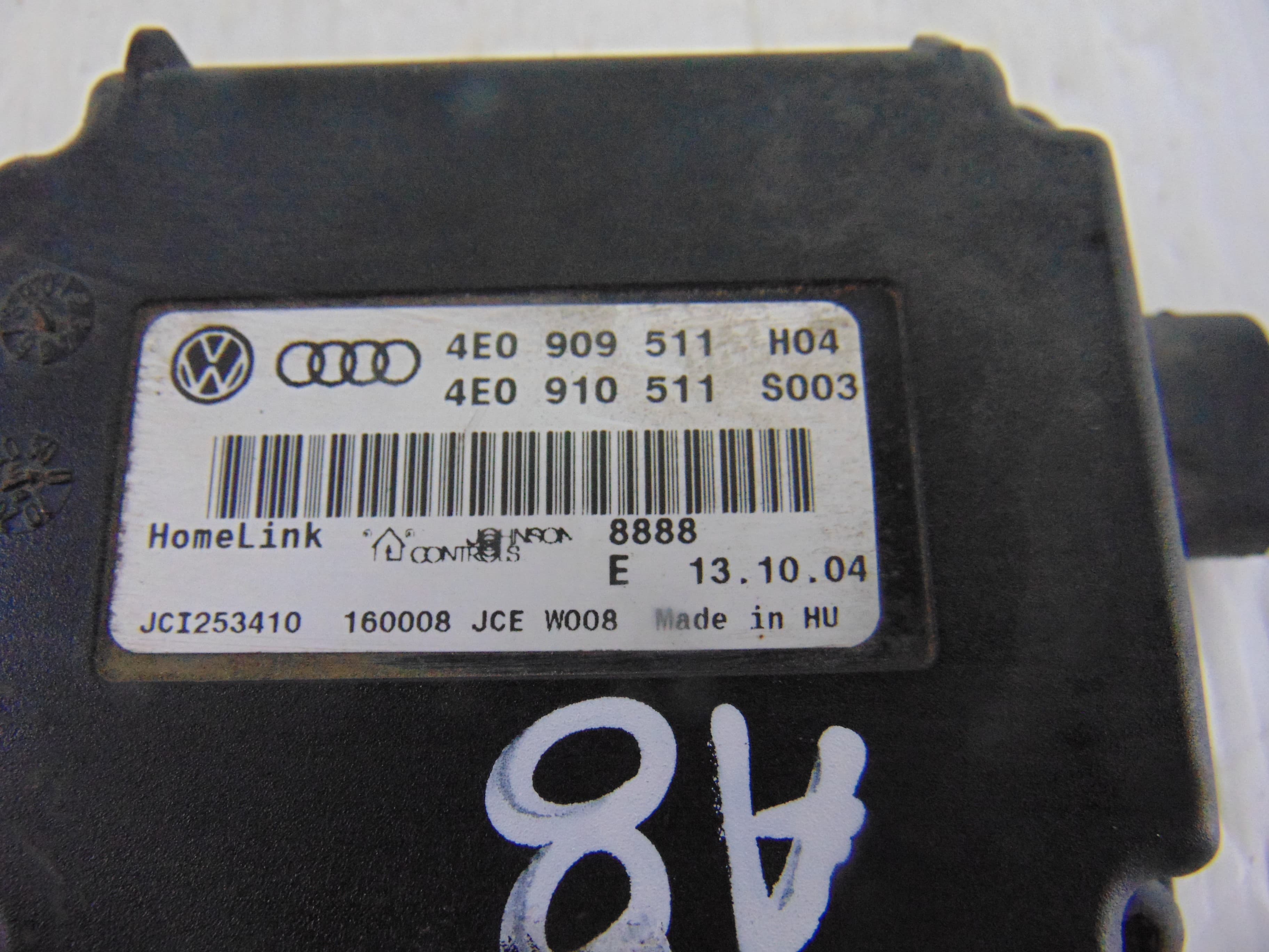 Módulo electrónico, Audi A8 (4E) 3.0 TDI Quattro 2005, 4E0909511 usado 3
