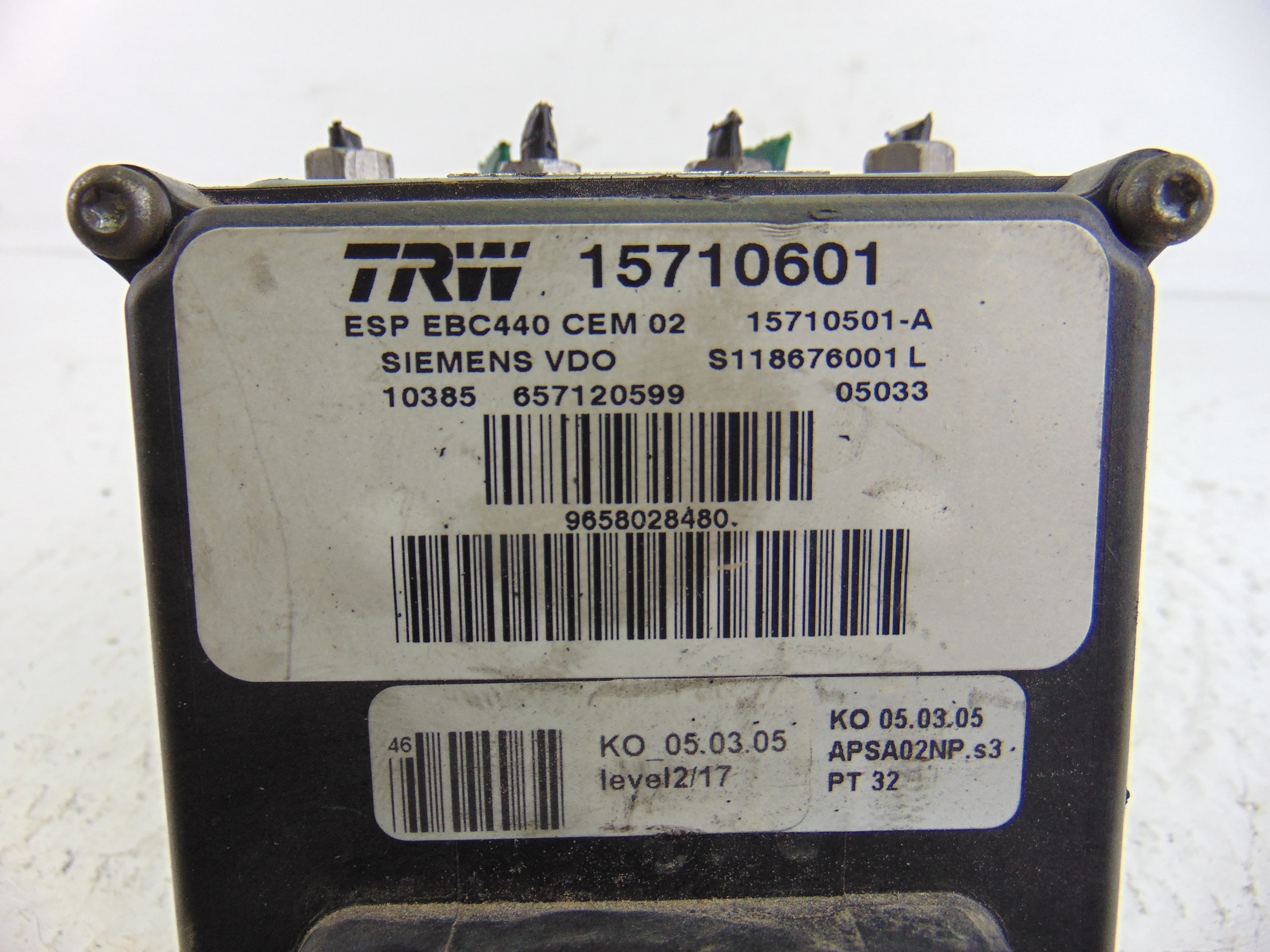ABS, Peugeot 407 ST Sport 2005, 15710601 usado 3