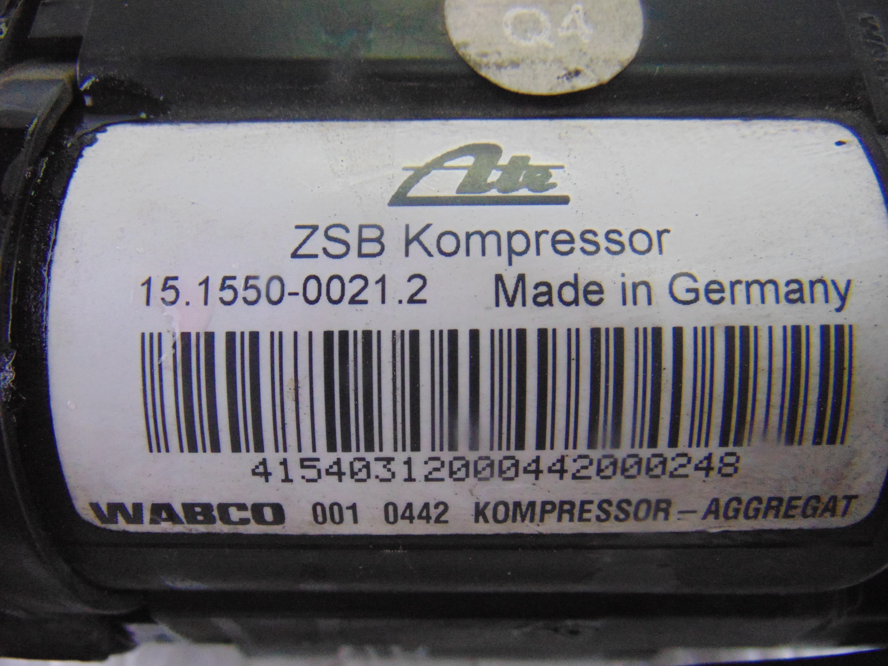 Bomba suspension, Audi A8 (4E) 3.0 TDI Quattro 2005, 4E0616005E usado 3