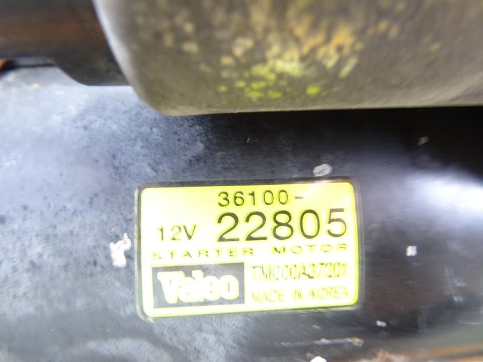Motor arranque, Hyundai Getz (Tb) 1.3 Básico 2025, 3610022805 usado 3