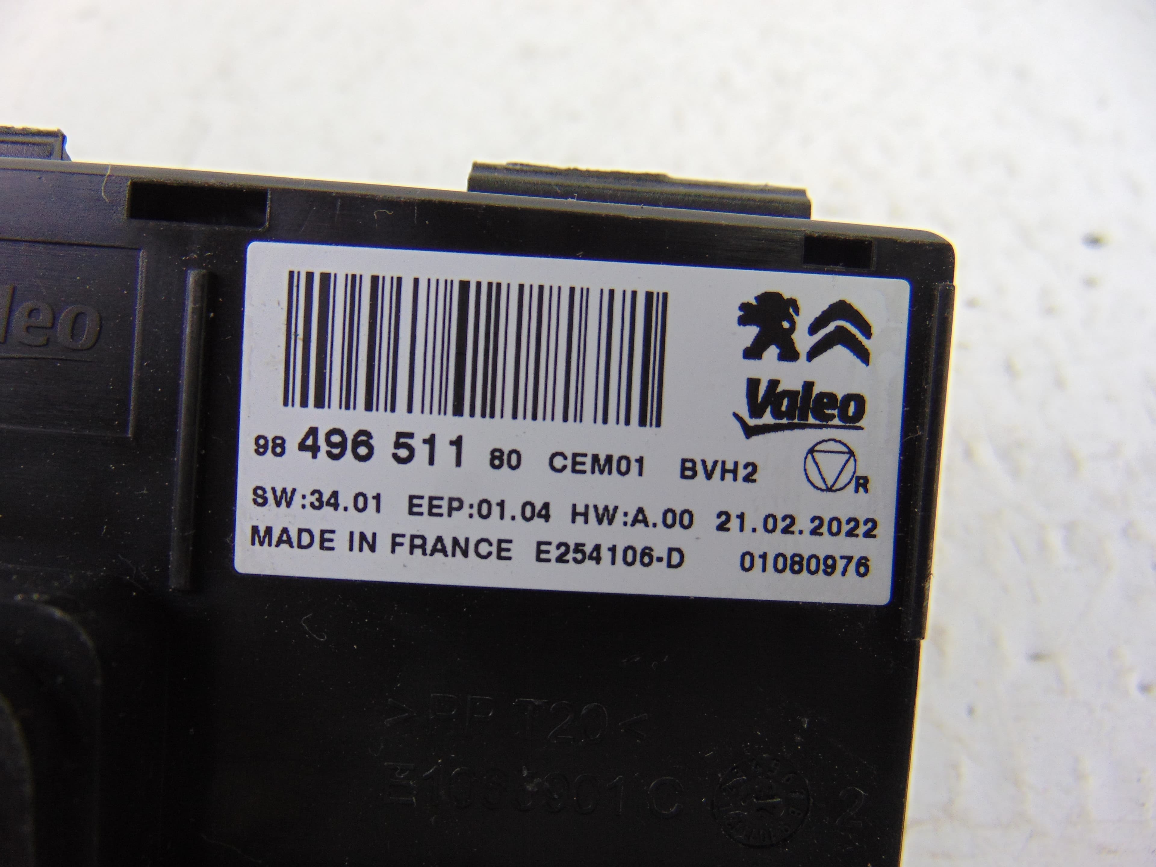 Módulo electrónico, Peugeot 5008 Active 2017, 9849651180 nuevo 3