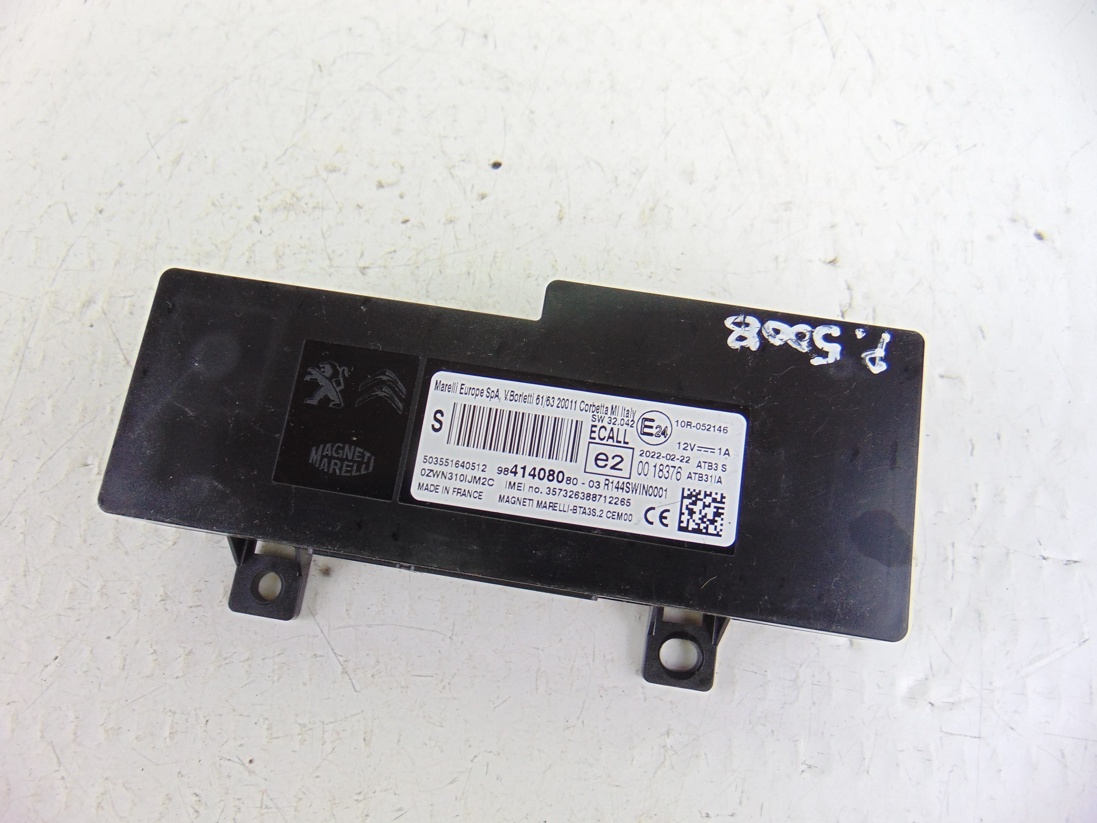 Módulo electrónico, Peugeot 5008 Active 2017, 9841408080 nuevo 3