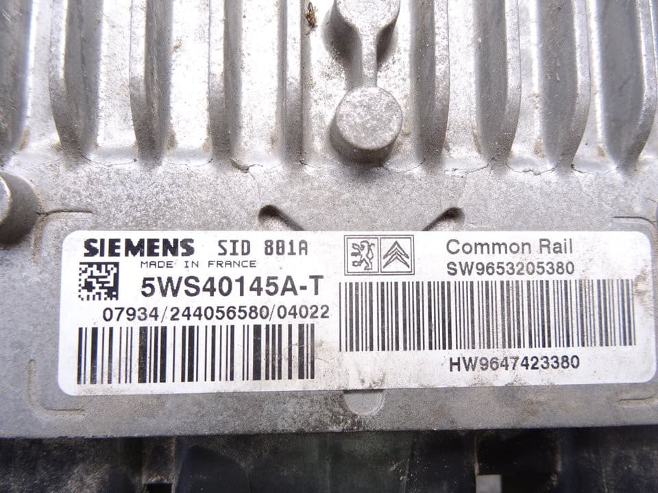 Centralita motor uce, Peugeot 307 (S1)(04.2001) Xr 2004, 9653205380 usado 3
