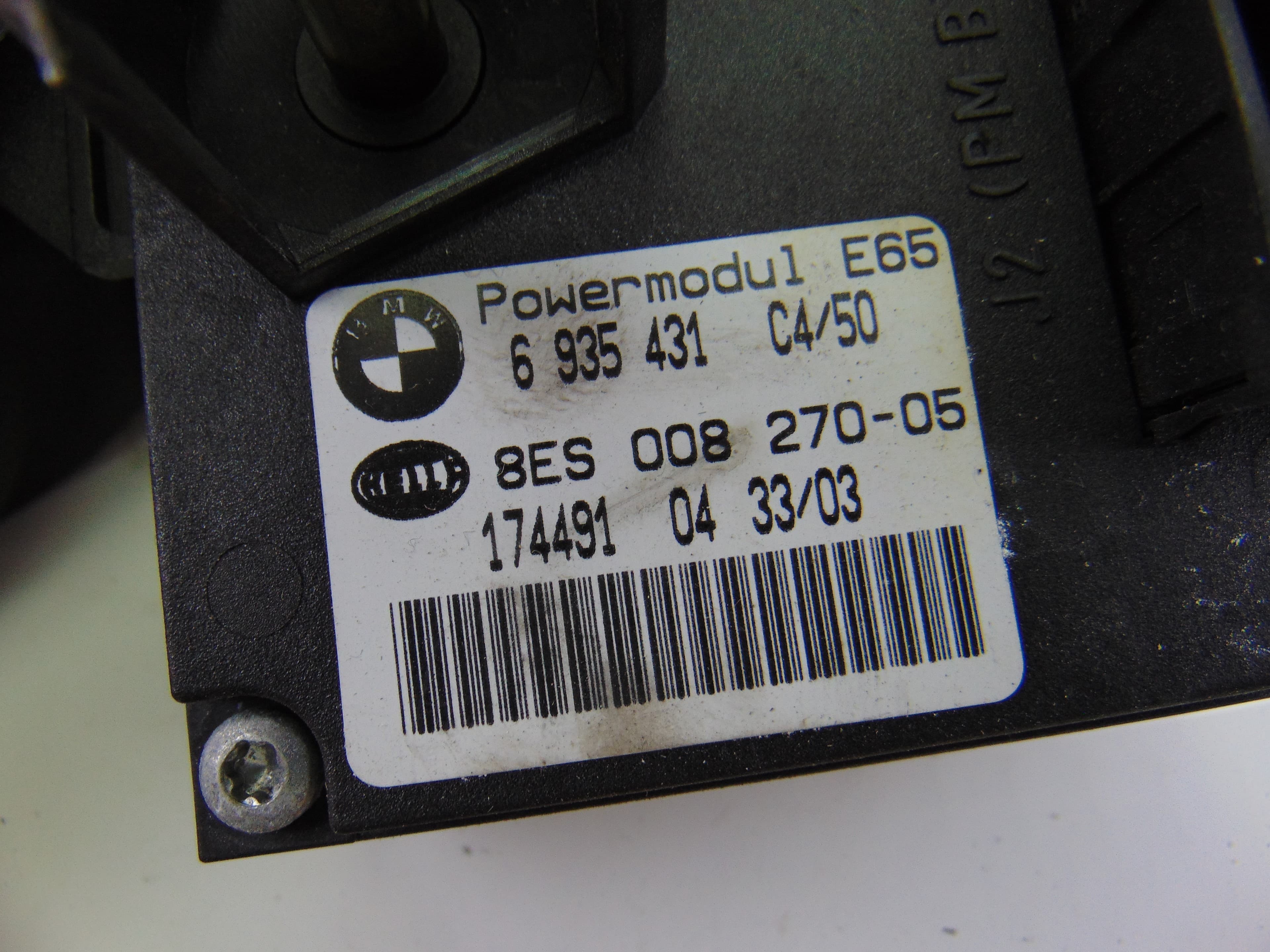 Módulo electrónico, BMW Serie 7 (E65/E66) 740d 2007, 6935431 usado 3