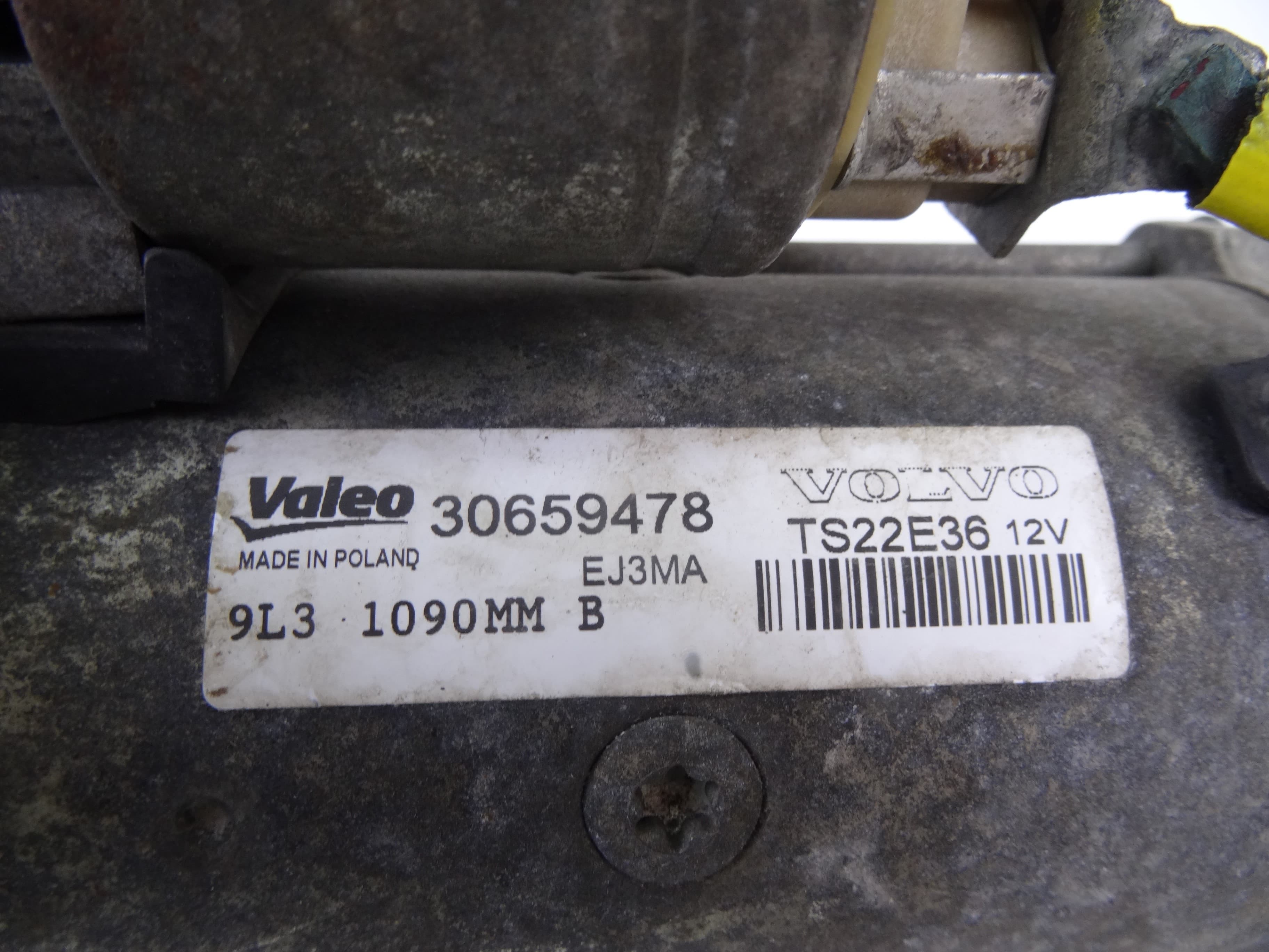 Motor arranque, Volvo V60 Familiar Summum 2014, 30659478 usado 3