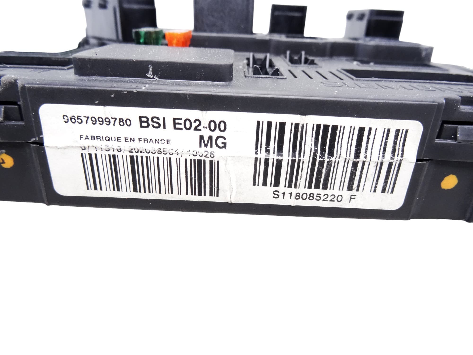 Caja reles / fusibles, Peugeot 206 + Básico 2010, 9657999780 usado 3