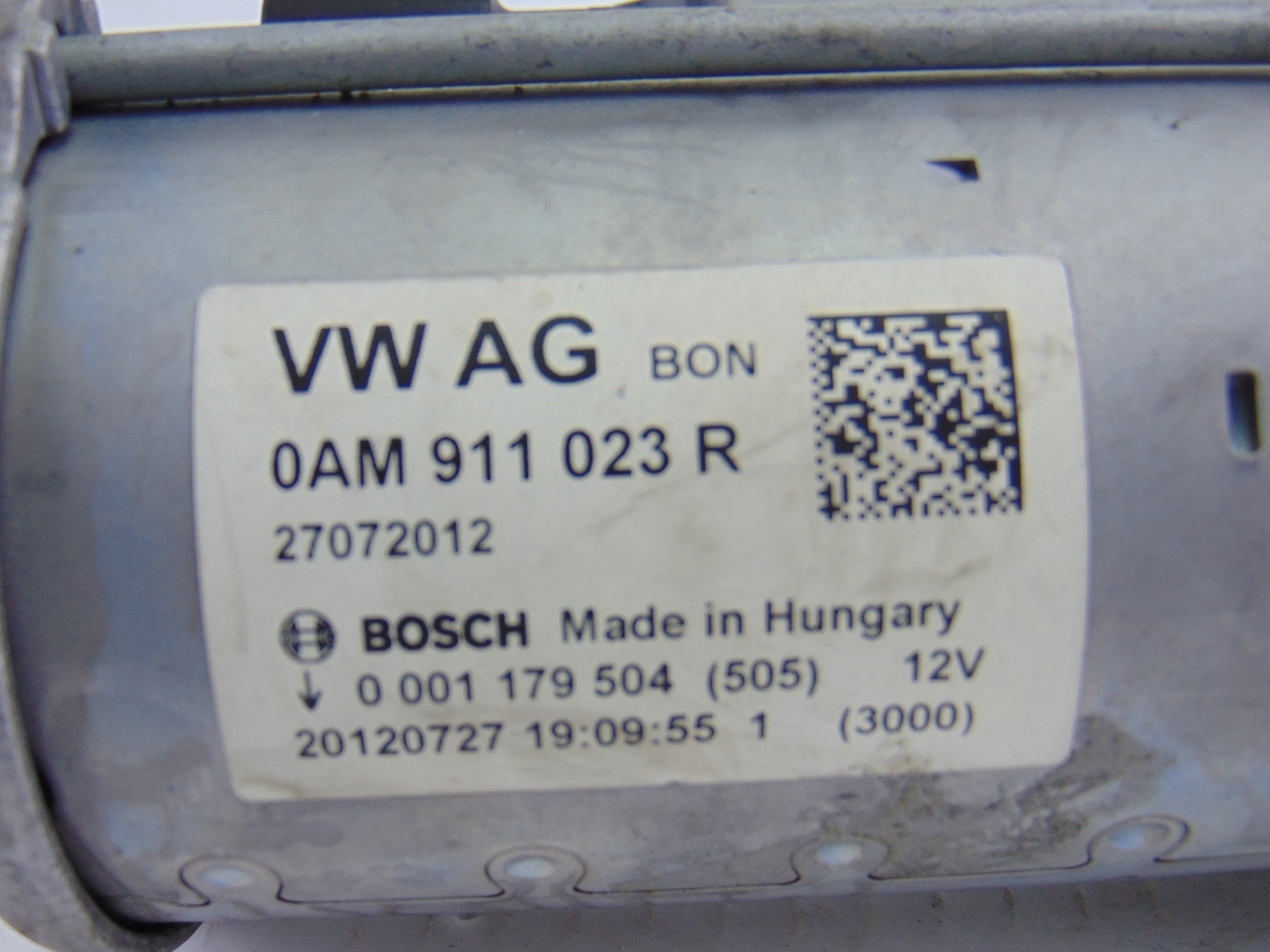 Motor arranque, 0AM911023R usado 3