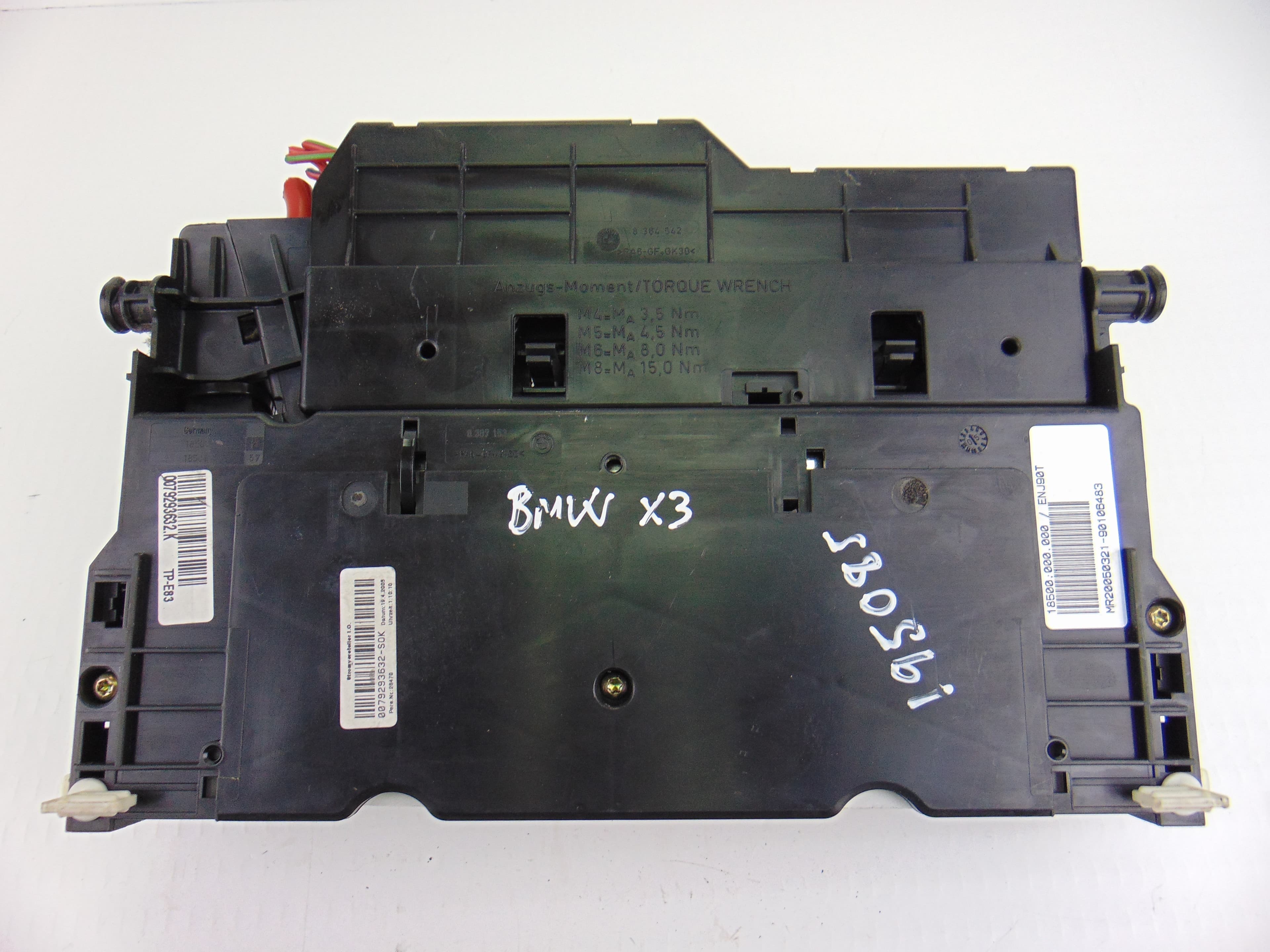 Caja reles / fusibles, BMW Serie X3 (E83) 2.0d 2005, 8387153 usado 3