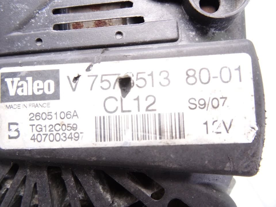 Alternador, Mini Mini (R56) Cooper S 2007, 7576513 usado 3
