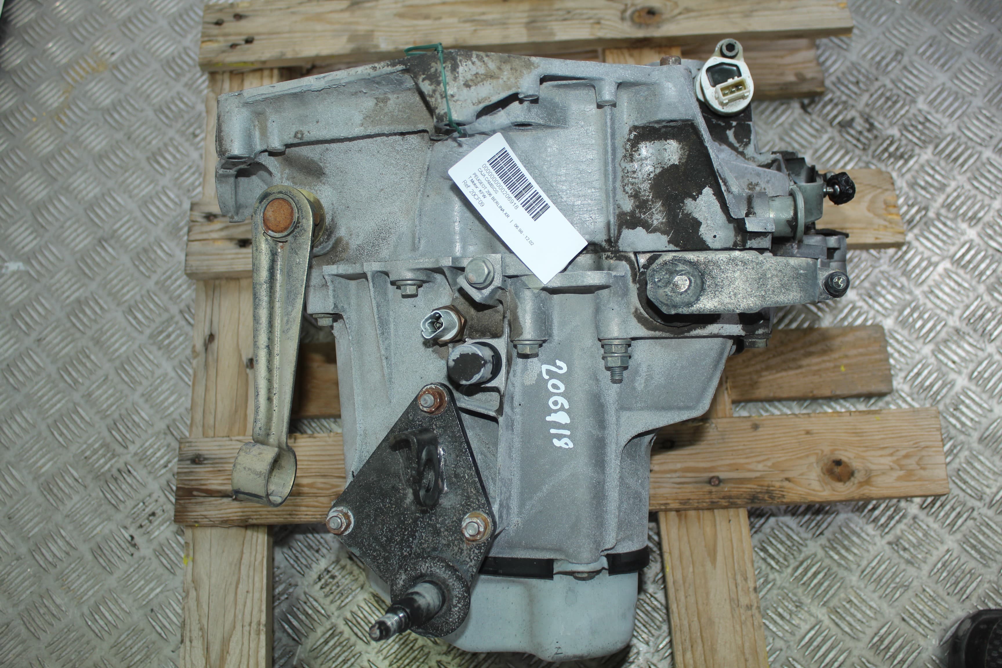 Caja cambios, Peugeot 206 Xr 2001, 20CF09 usado 3