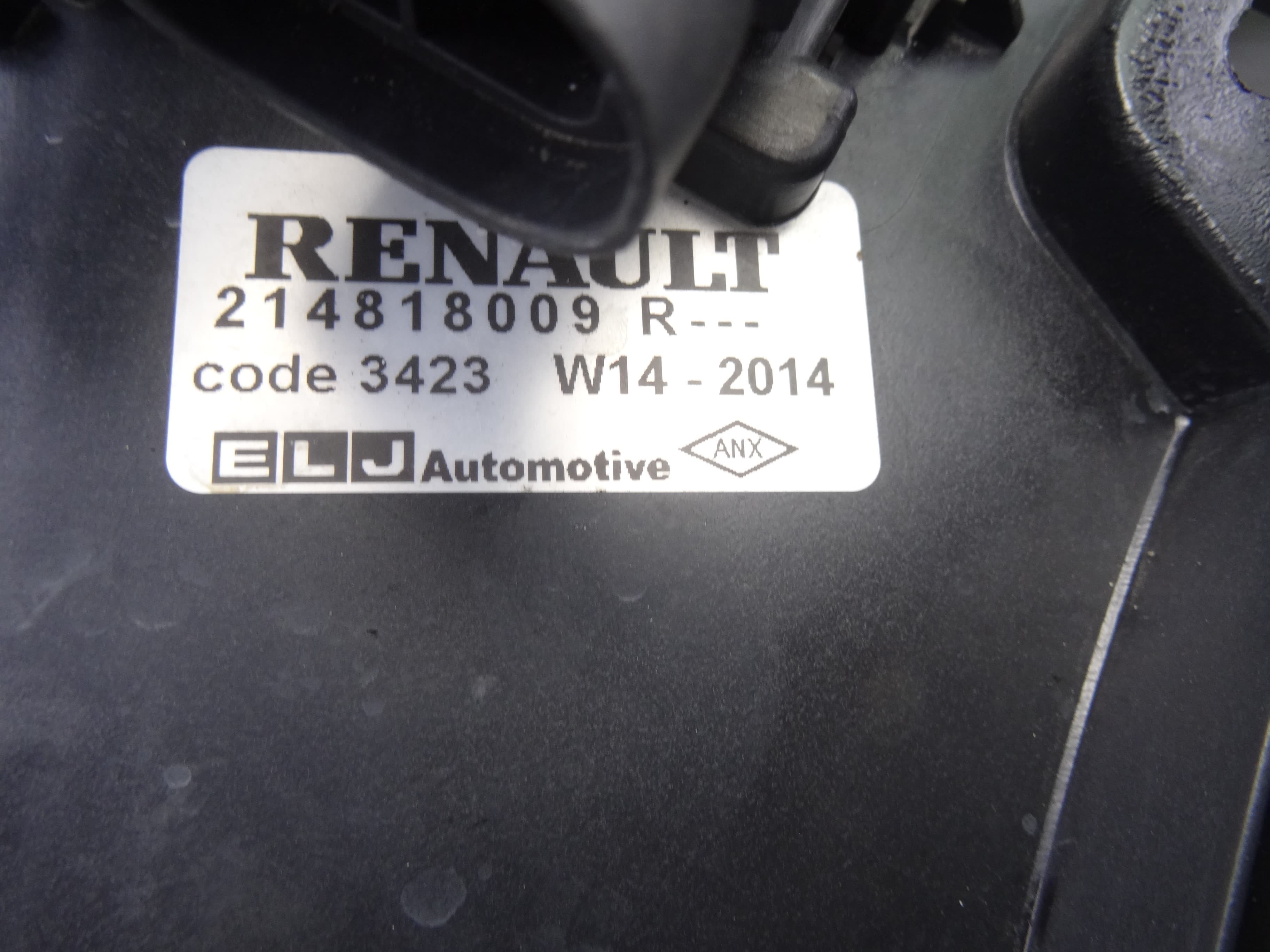 Electroventilador, Renault Clio Iv Dynamique 2014, 214818009R usado 3