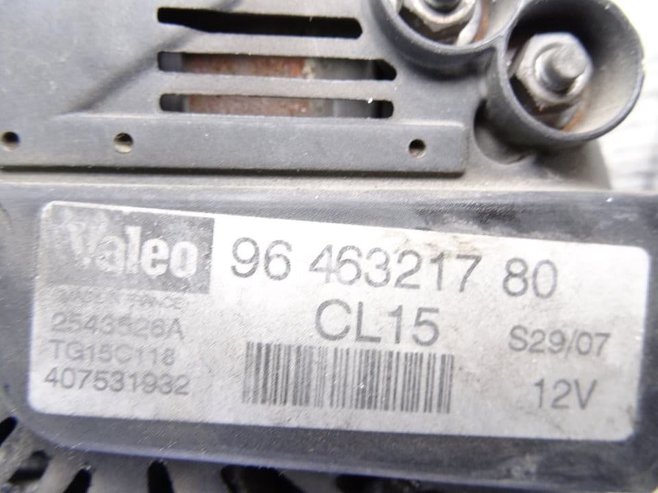 Alternador, Peugeot 207 Sw Confort 2007, 9646321780 usado 3