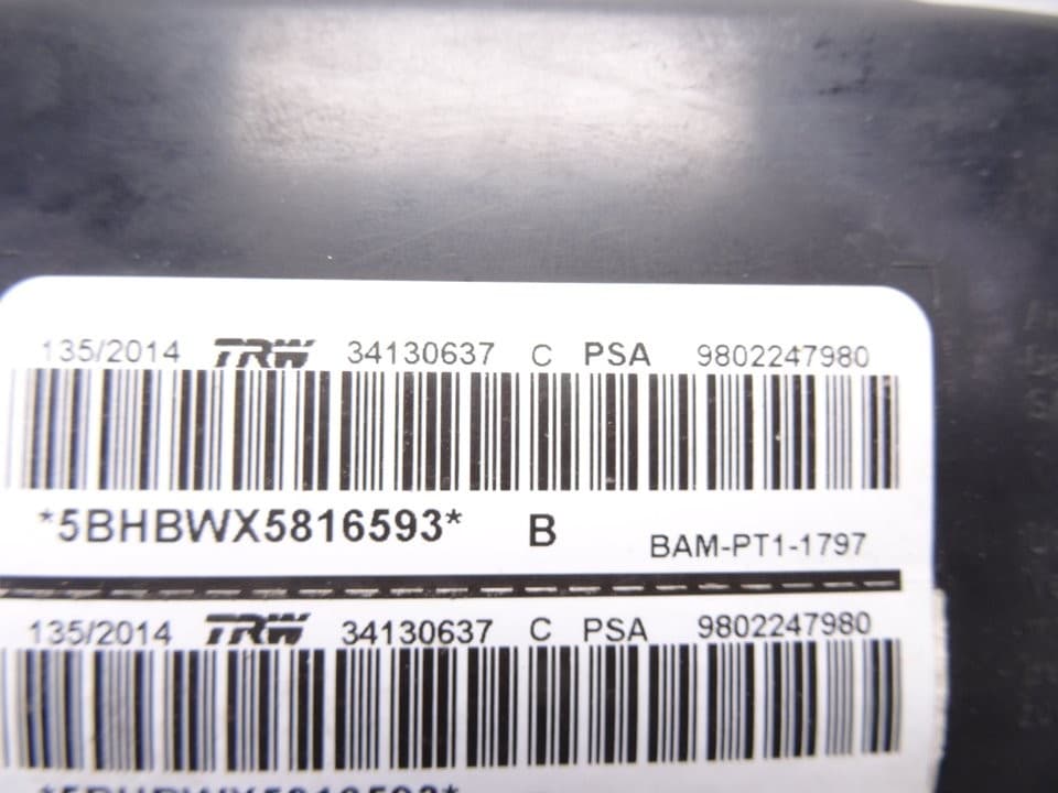 Airbag lateral derecho, Peugeot 208 Style 2014, 9802247980 usado 3