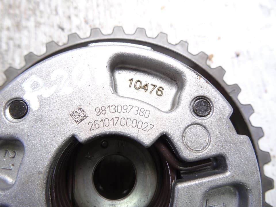 Polea arbol levas, Peugeot 208 Style 2014, 9813097380 usado 3