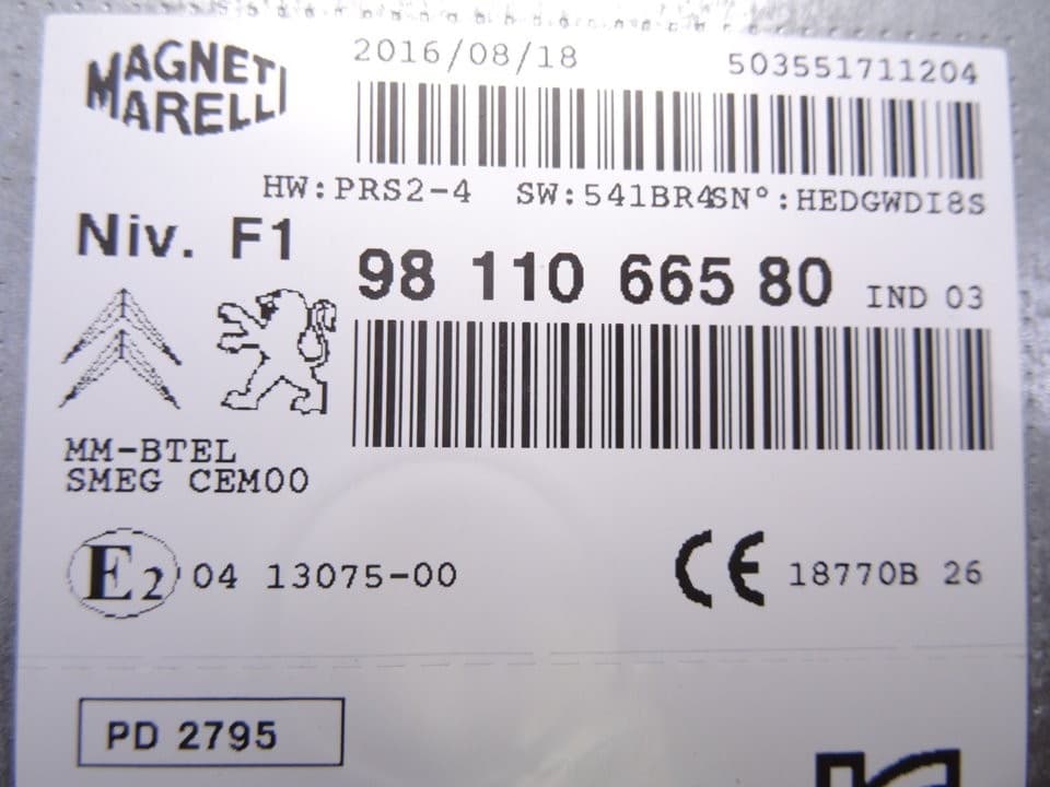 Sistema navegacion gps, Peugeot 208 Style 2016, 9811066580 usado 3