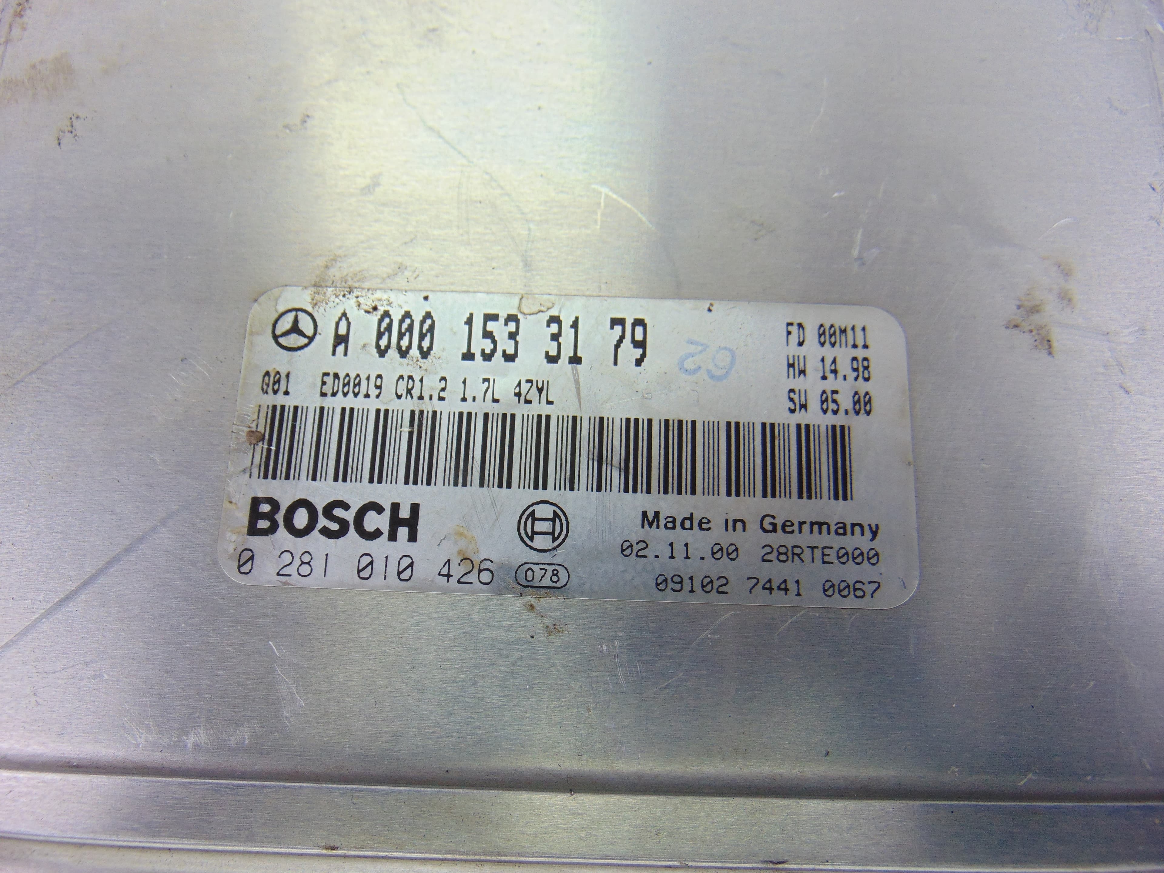 Centralita motor uce, A0001533179 usado 4