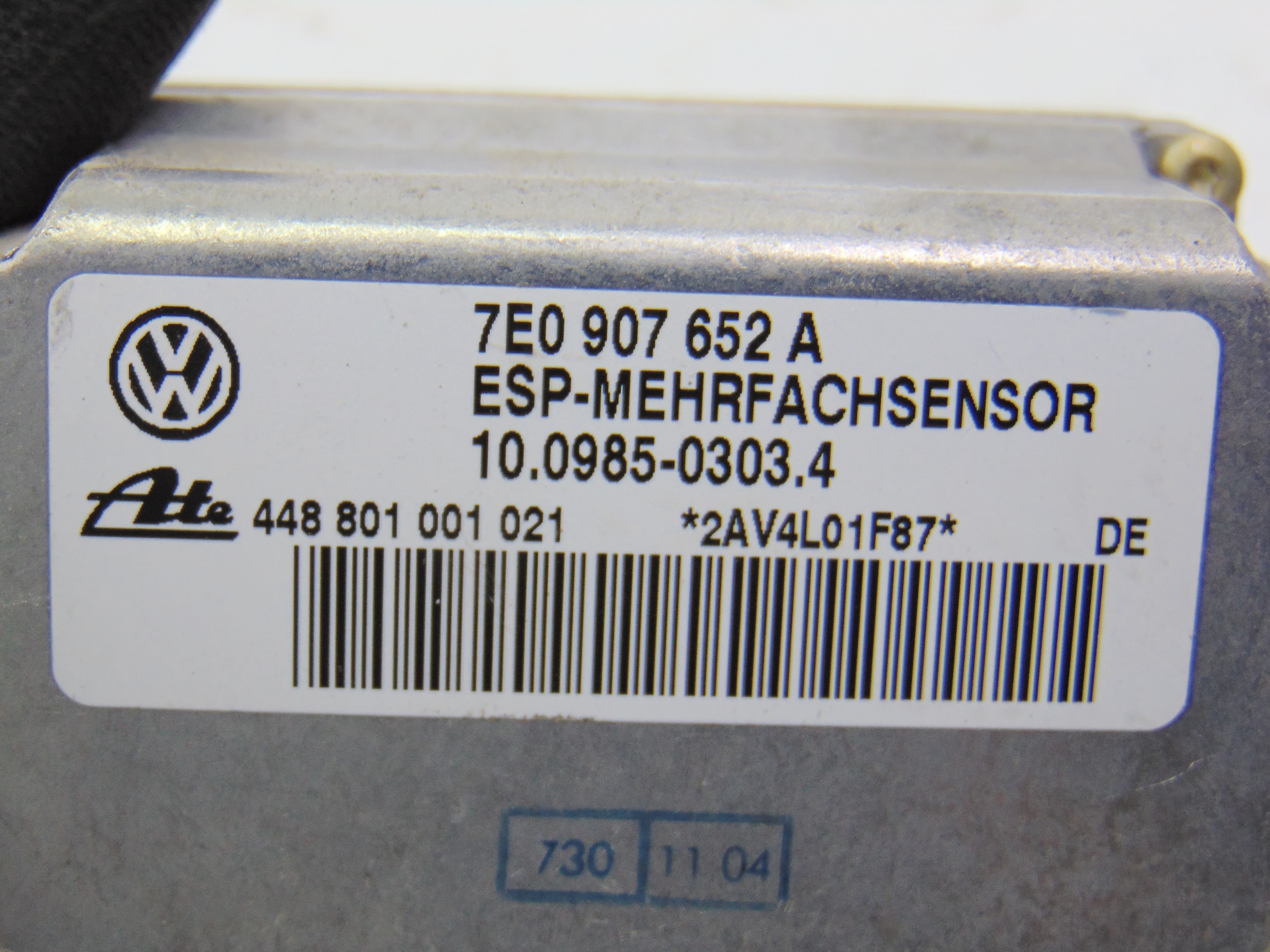 Sensor, Volkswagen Touareg (7LA) TDI V6 2004, 7E0907652A usado 4