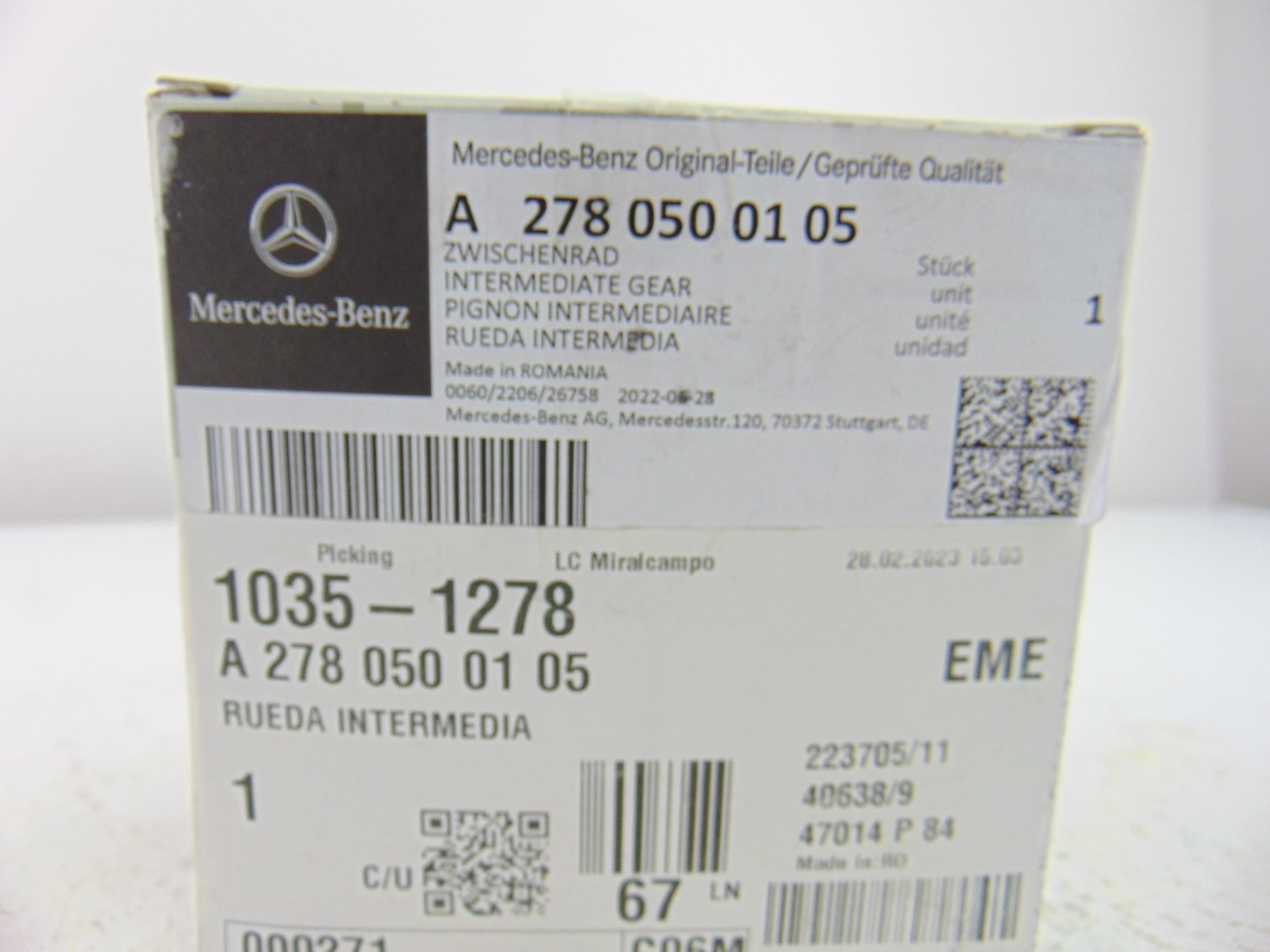 Kit distribucion, A2780500105 nuevo 4