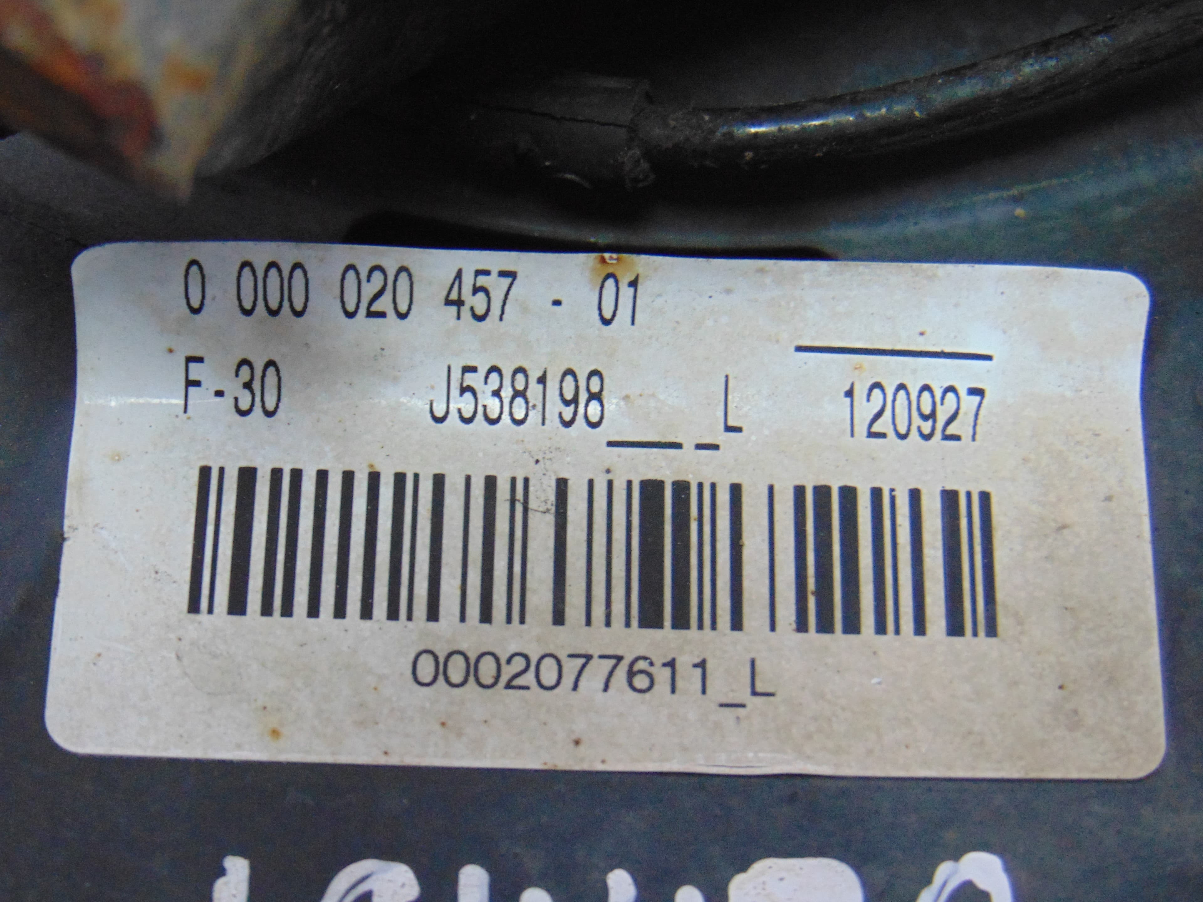 Mangueta trasera izquierda, BMW Serie 3 Berlina (F30) 328i 2012 usado 4