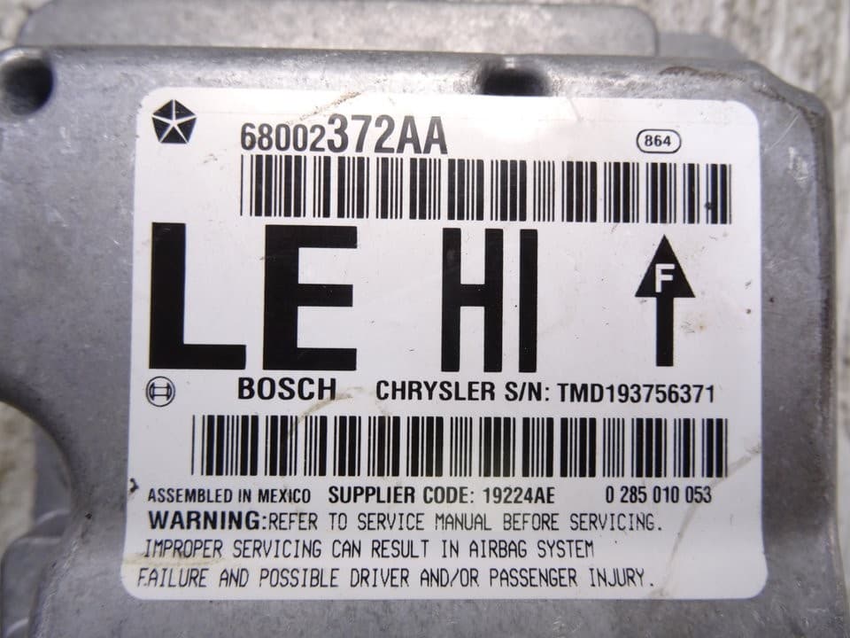 Centralita airbag, Chrysler 300C (Le/lx) 3.0 Crd 2009, 68002372AA usado 4