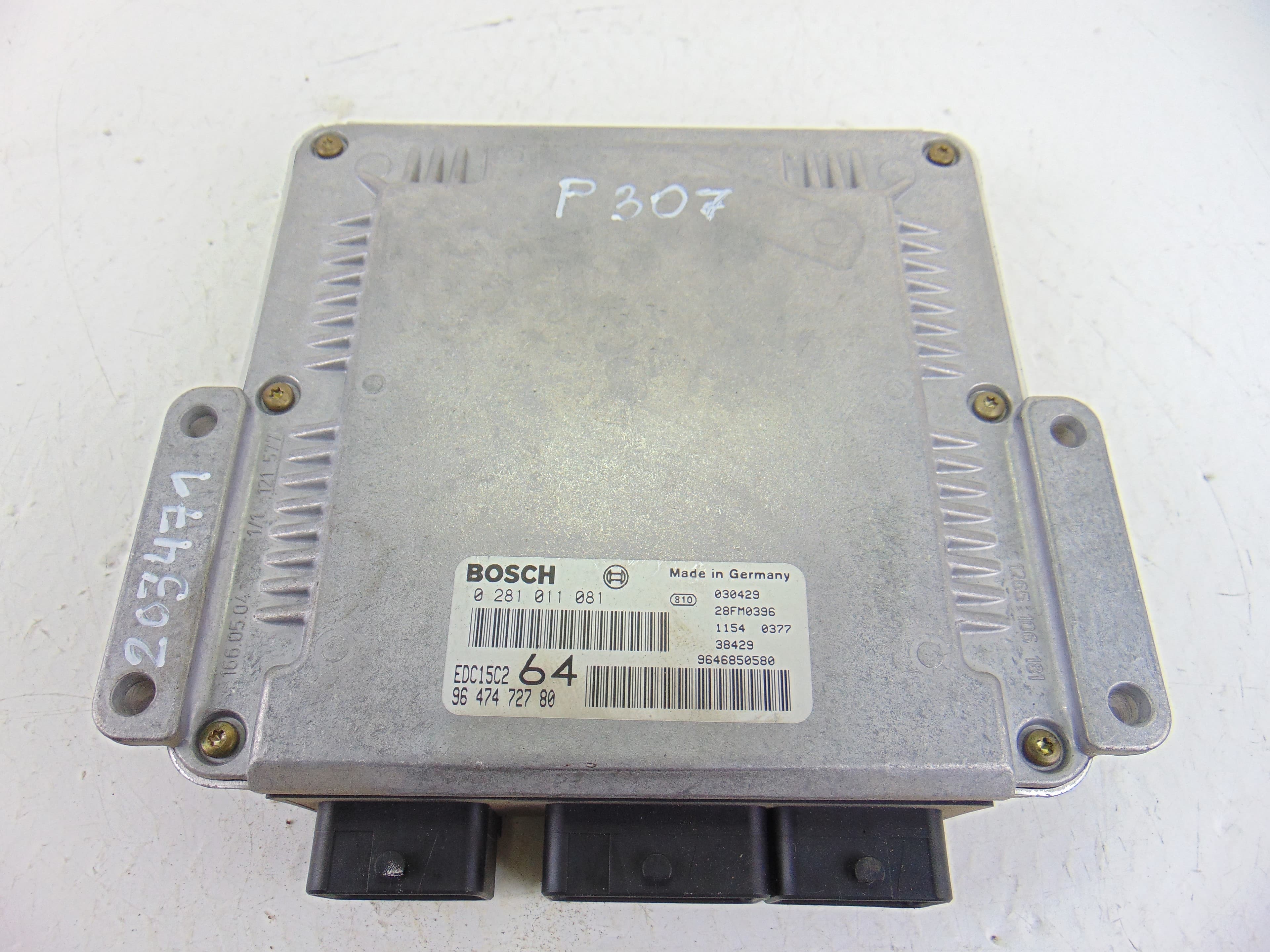 Centralita motor uce, Peugeot 307 (S1)(04.2001) Xs 2003, 9647472780 usado 4