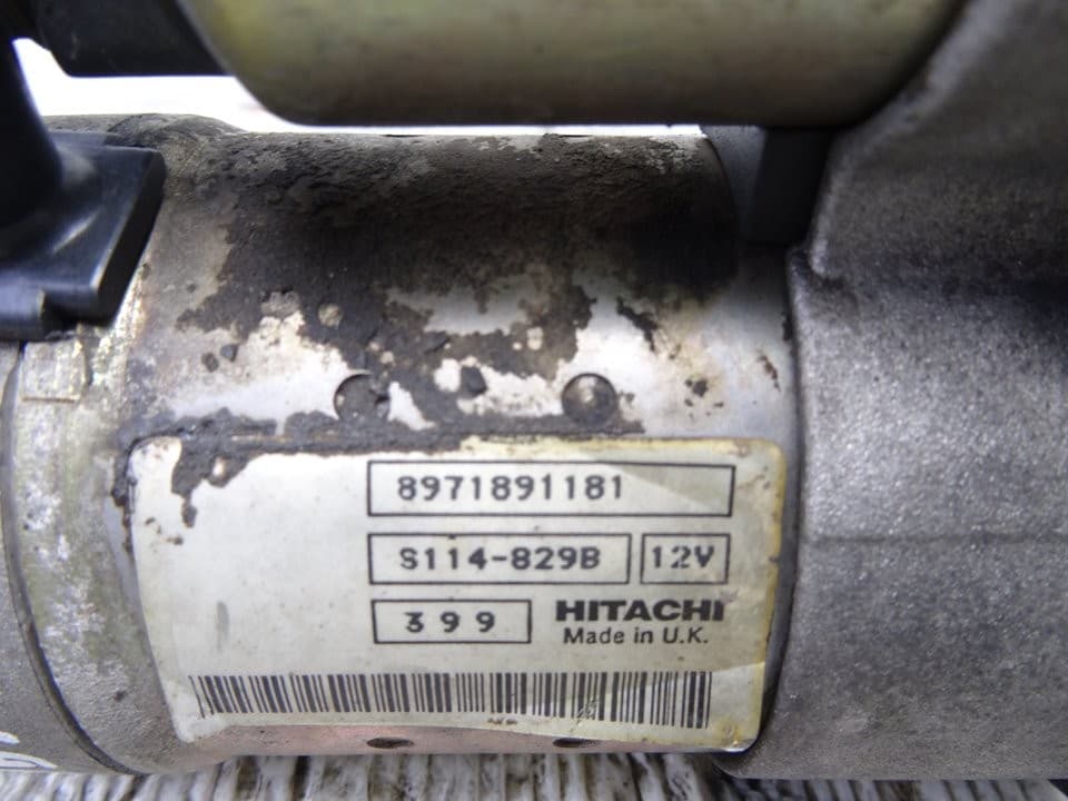 Motor arranque, Opel Combo (Corsa C) Familiar 2004, 8971891181 usado 4