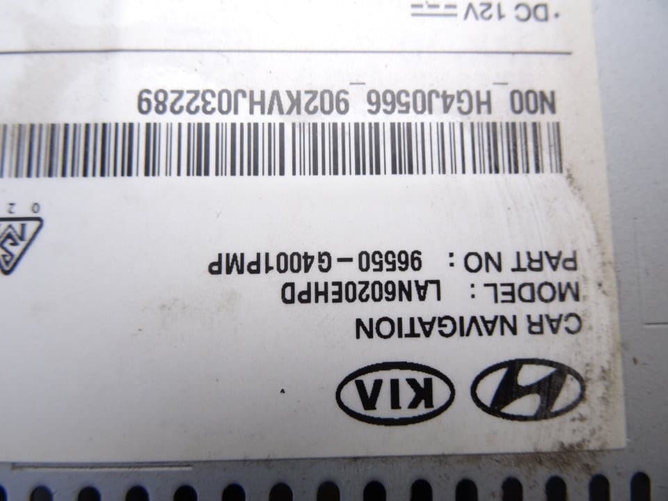 Sistema navegacion gps, Hyundai I30 (Pd) go!+ 2019, 96550G4001P usado 4