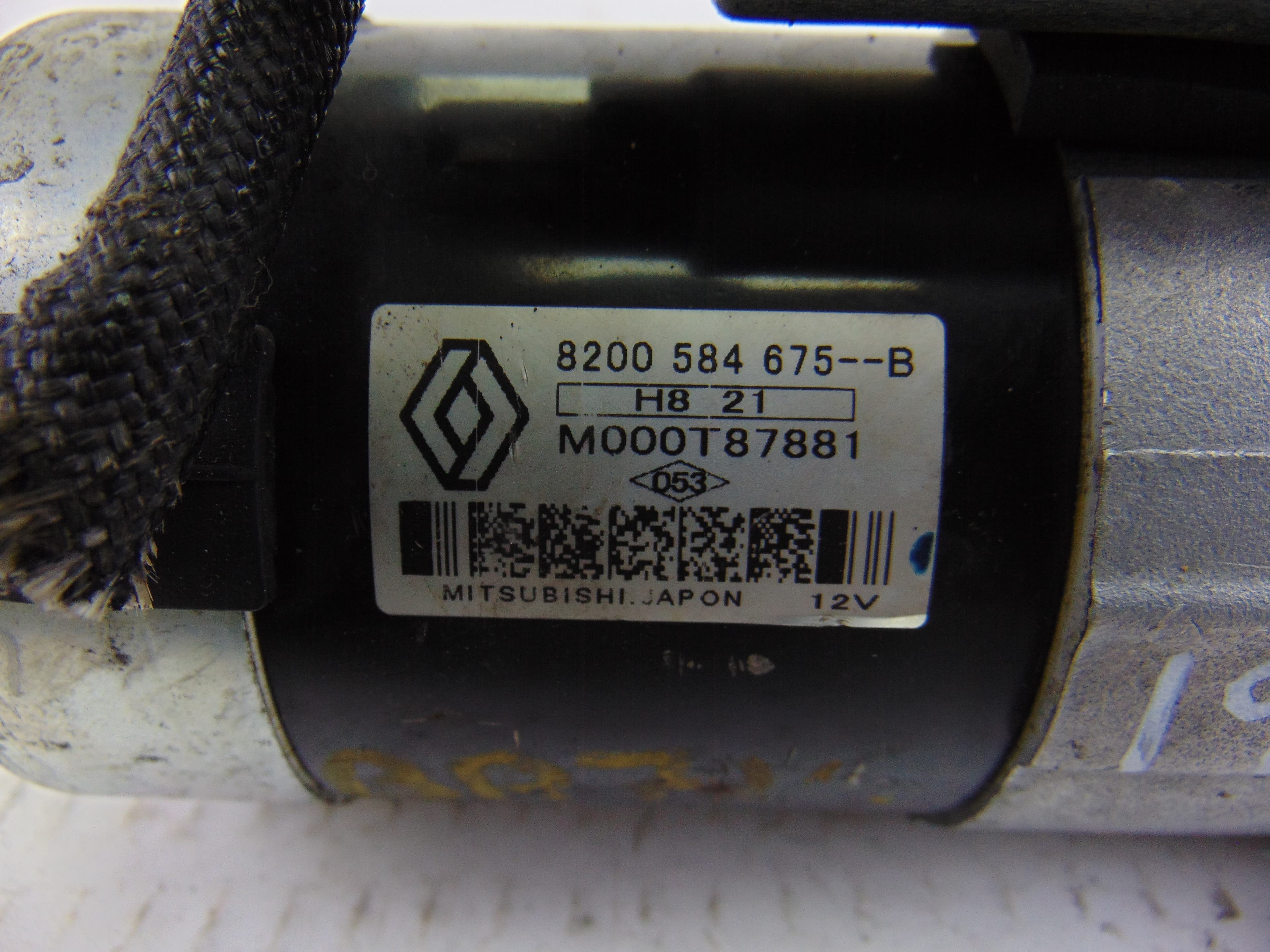 Motor arranque, Nissan Qashqai (J10) Acenta 2010, 8200584675B usado 5