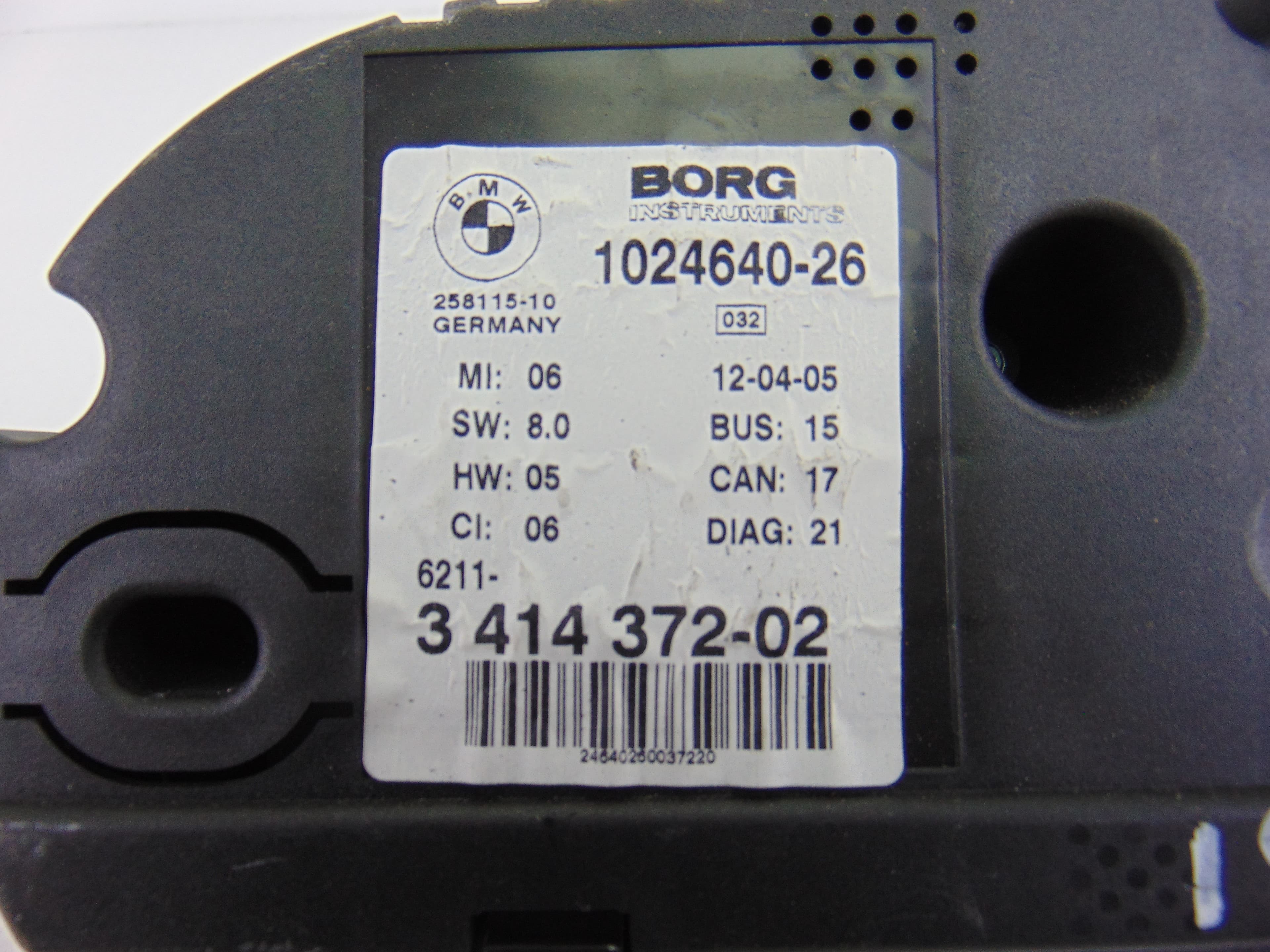 Cuadro instrumentos, BMW Serie X3 (E83) 2.0d 2005, 3414372 usado 5