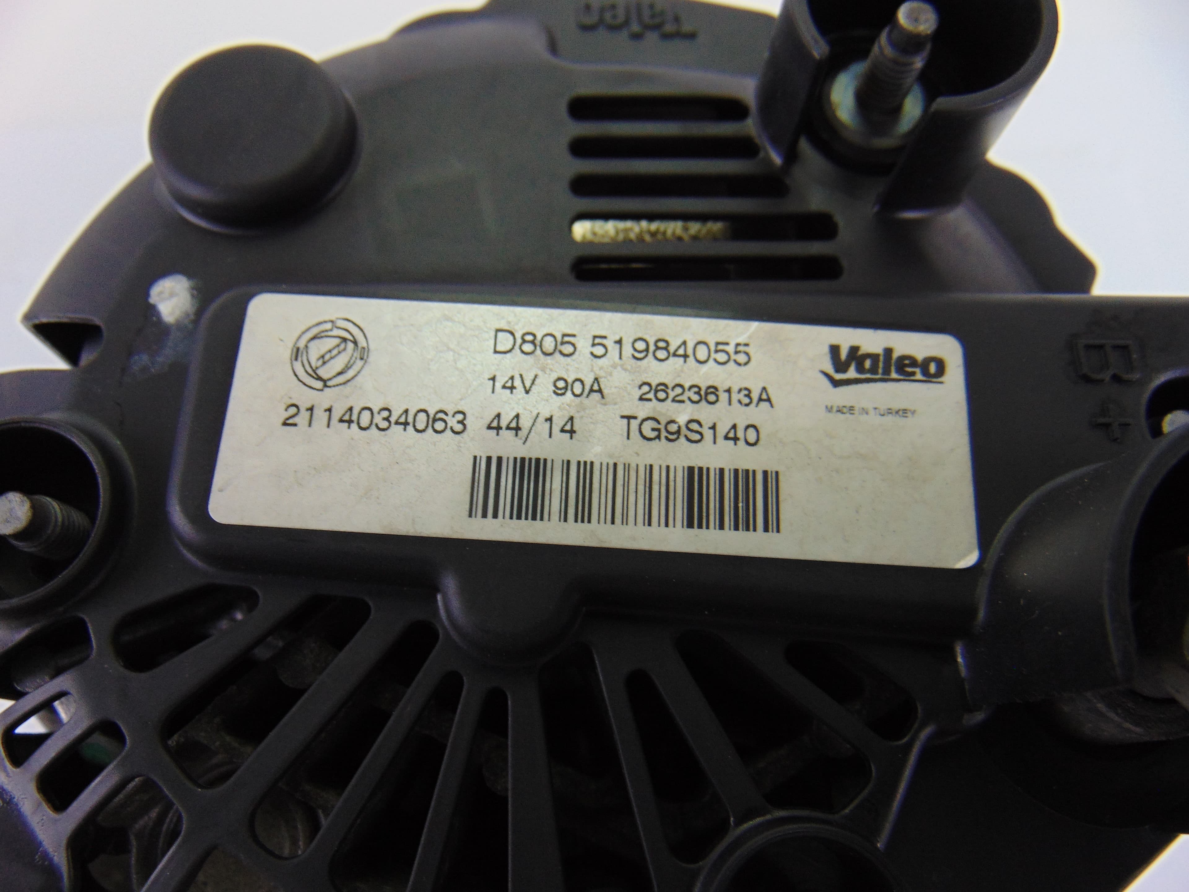 Alternador, Citroen Nemo Attraction 2015, 51984055 usado 5