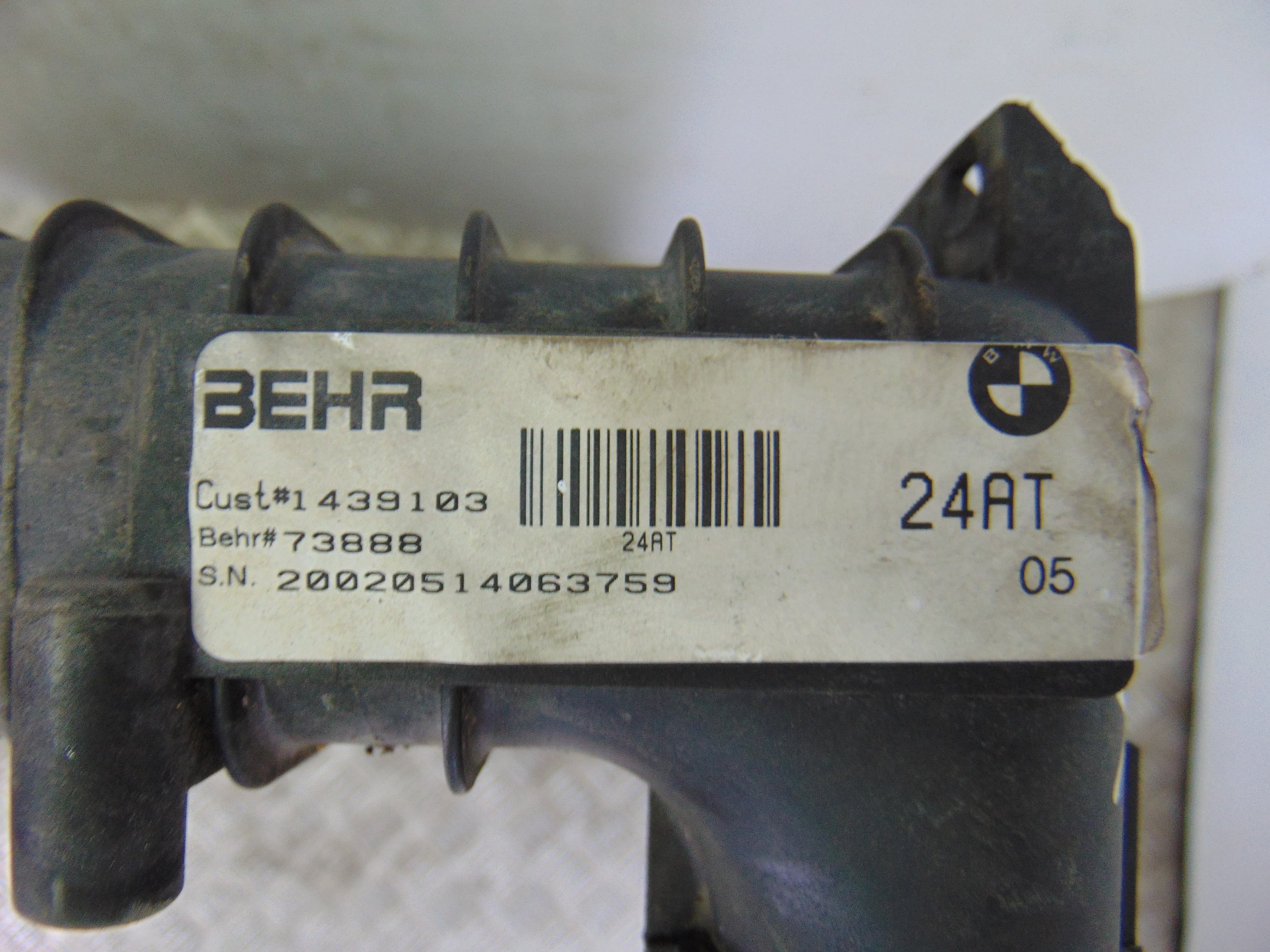 Radiador agua, BMW Serie X5 (E53) 3.0d 2002, 1439103 usado 5