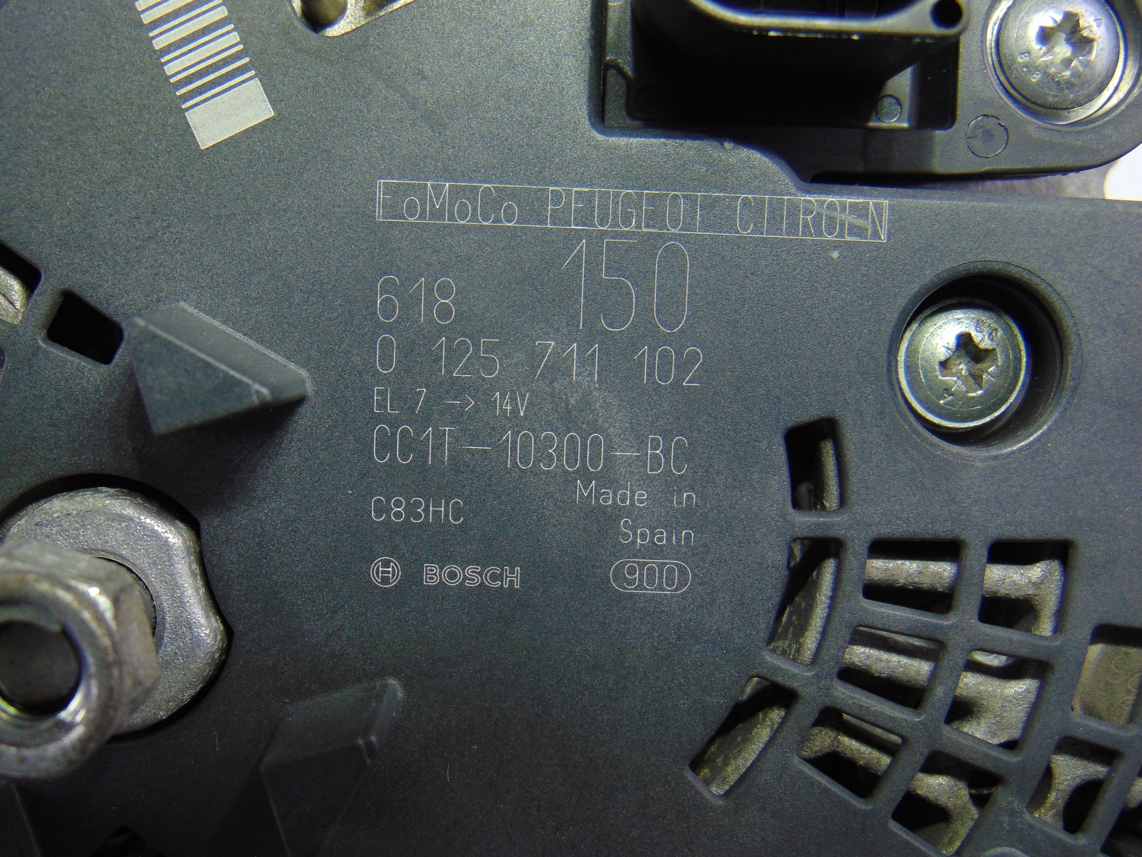 Alternador, CC1T-10300-BC usado 5