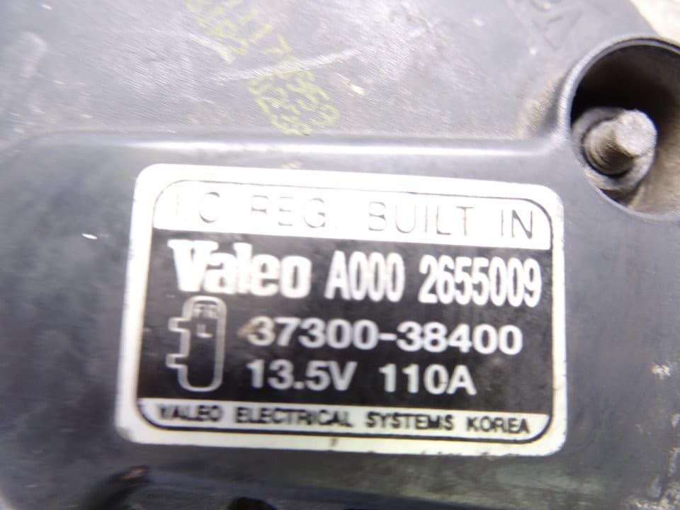 Alternador, Hyundai Santa Fe (Sm) 2.4 Gls 2004, 3730038400 usado 5