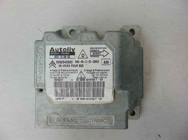Centralita airbag, 9662643680 usado 5