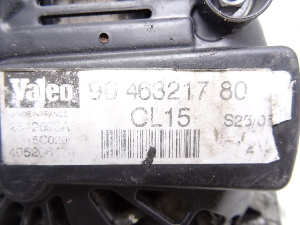 Alternador, Peugeot 206 Xs 2005, 9646321780 usado 5