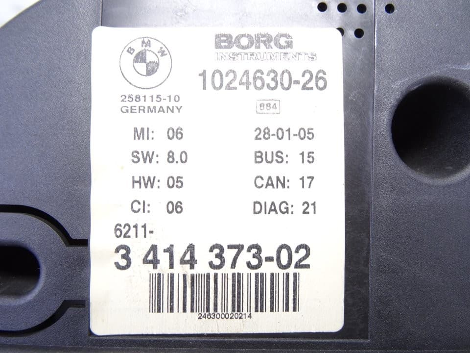 Cuadro instrumentos, BMW Serie X3 (E83) 3.0d 2005, 3414373 usado 5