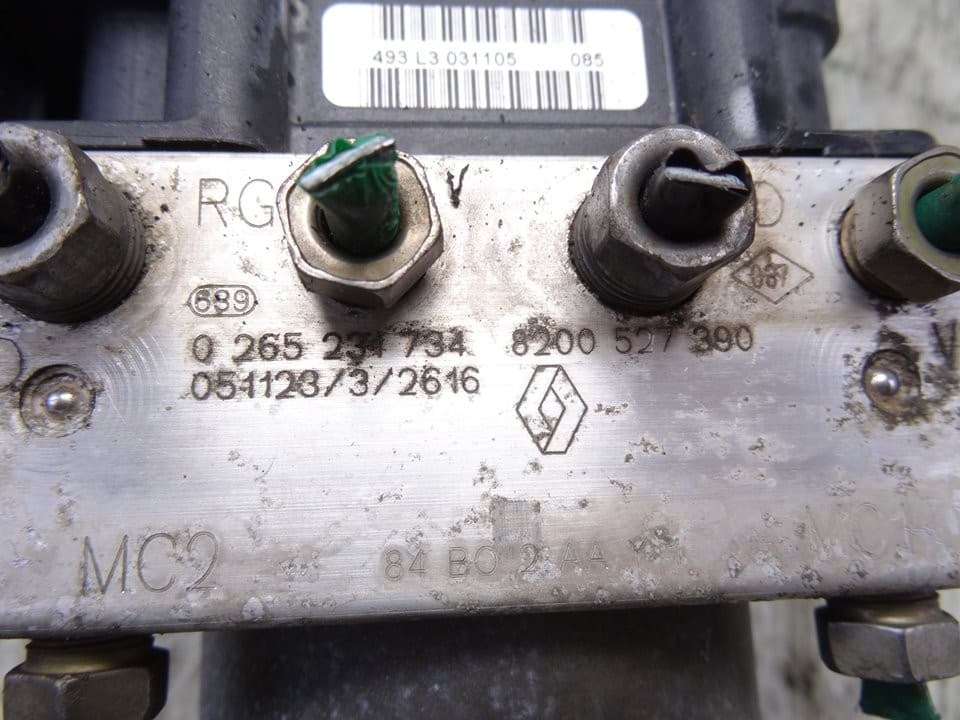 ABS, Renault Scenic Ii (Jm) Authentique 2006, 8200527390 usado 5
