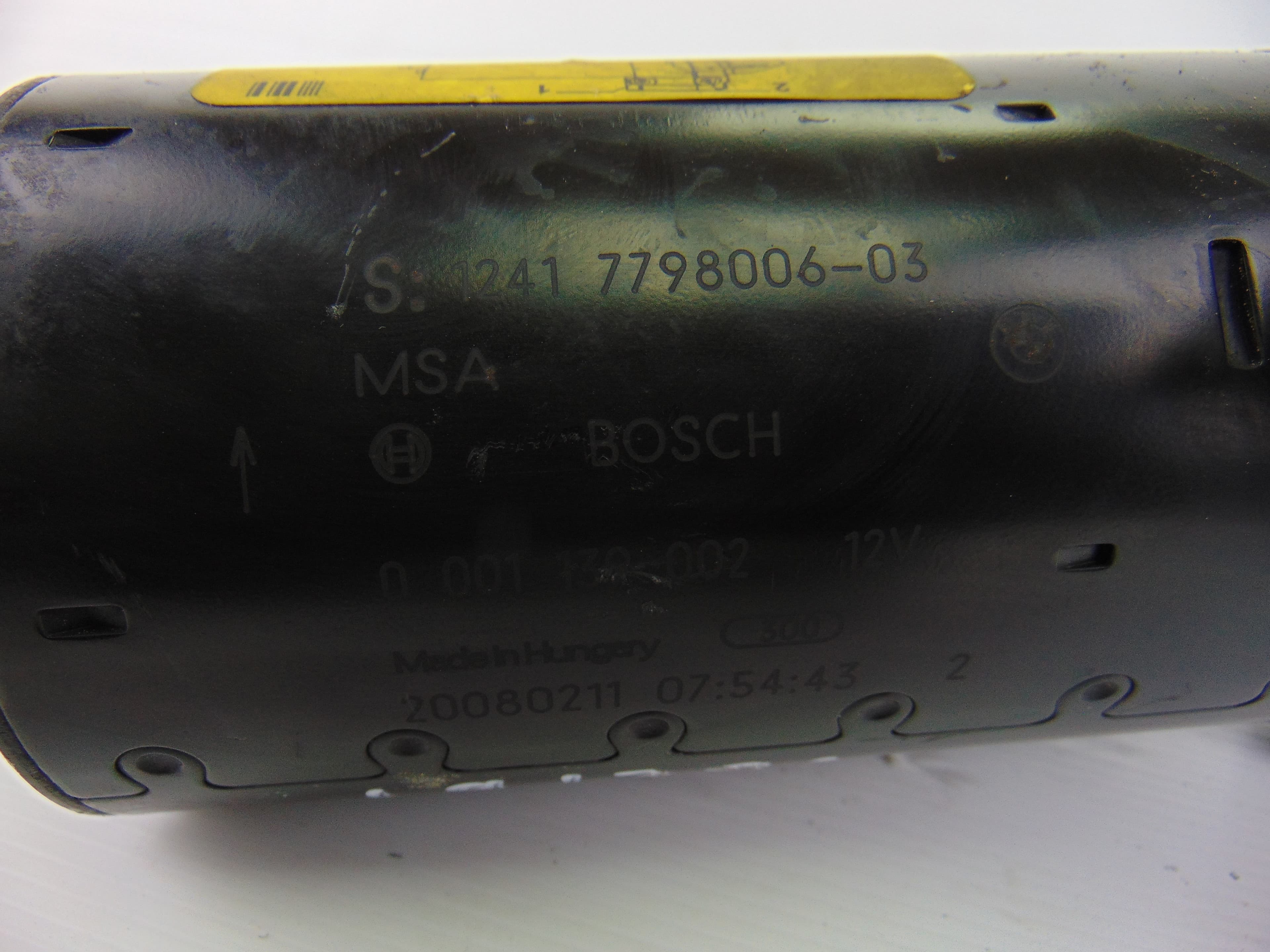 Motor arranque, BMW Serie 1 Berlina (E81/E87) 123d 2009, 7798006 usado 6
