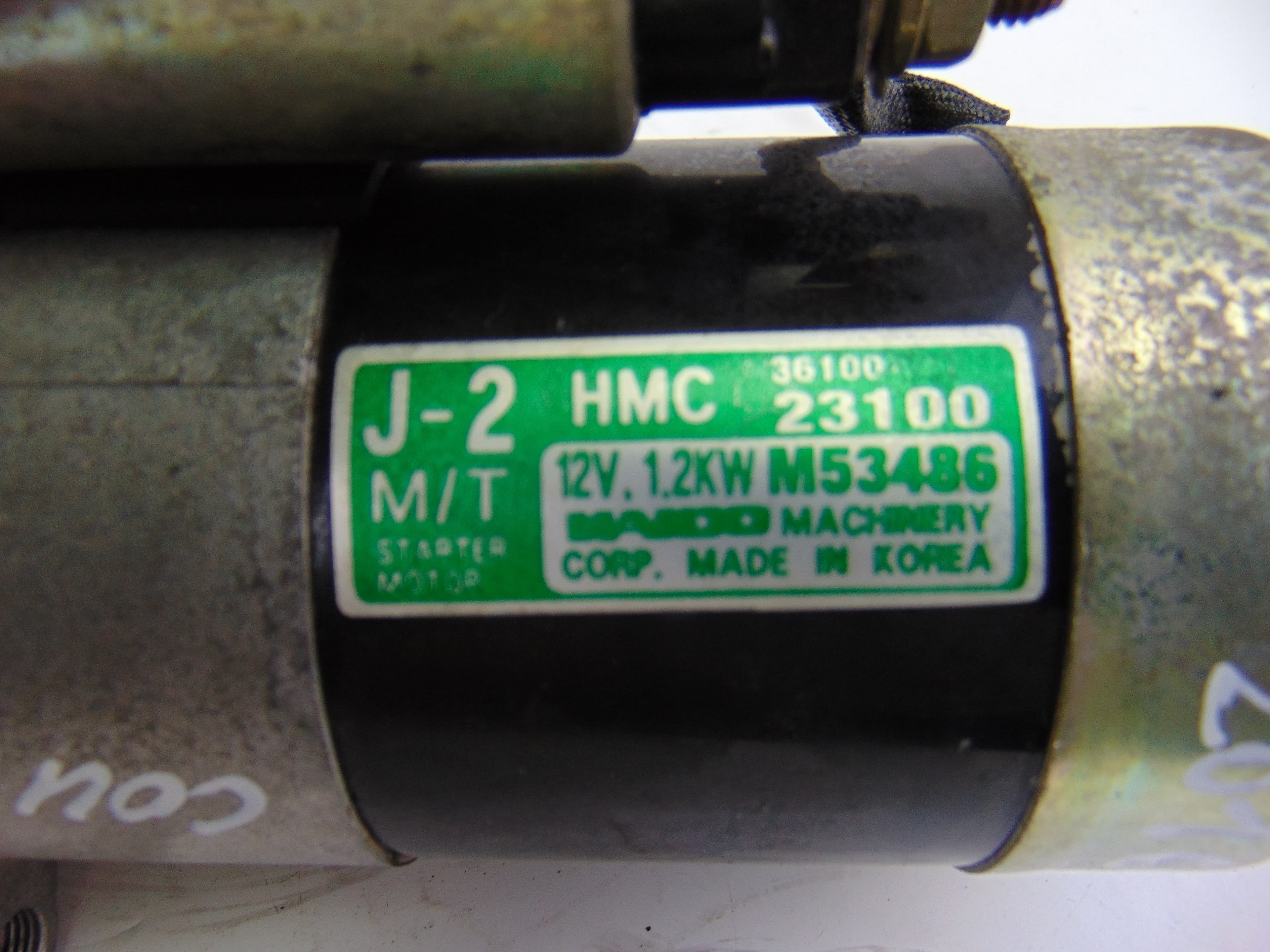 Motor arranque, Hyundai Coupe (Rd) 1.6 Fx 1999, 3610023100 usado 6