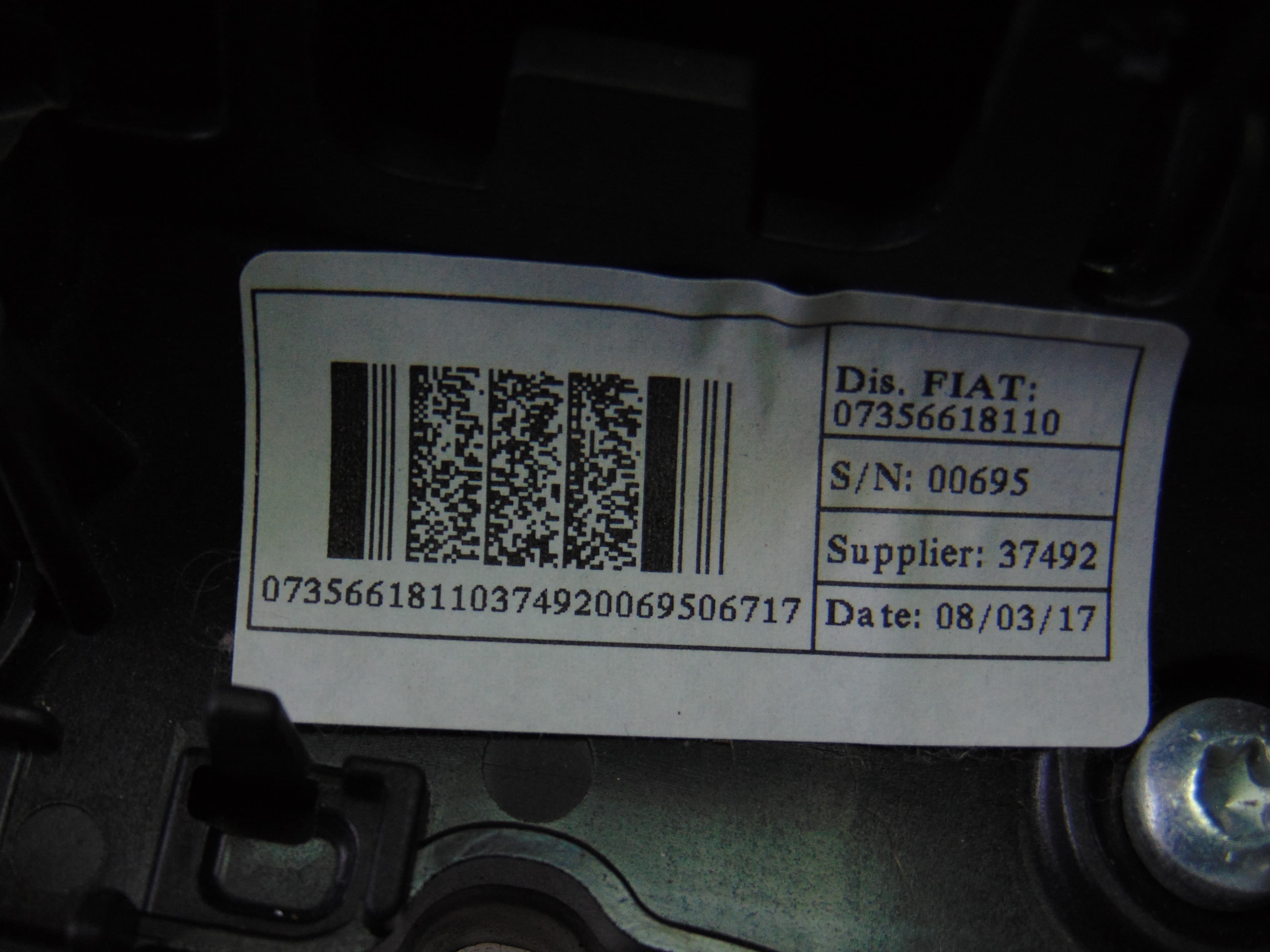 Volante, Fiat 500X (334) Mirror 2017, 7356618110 usado 6